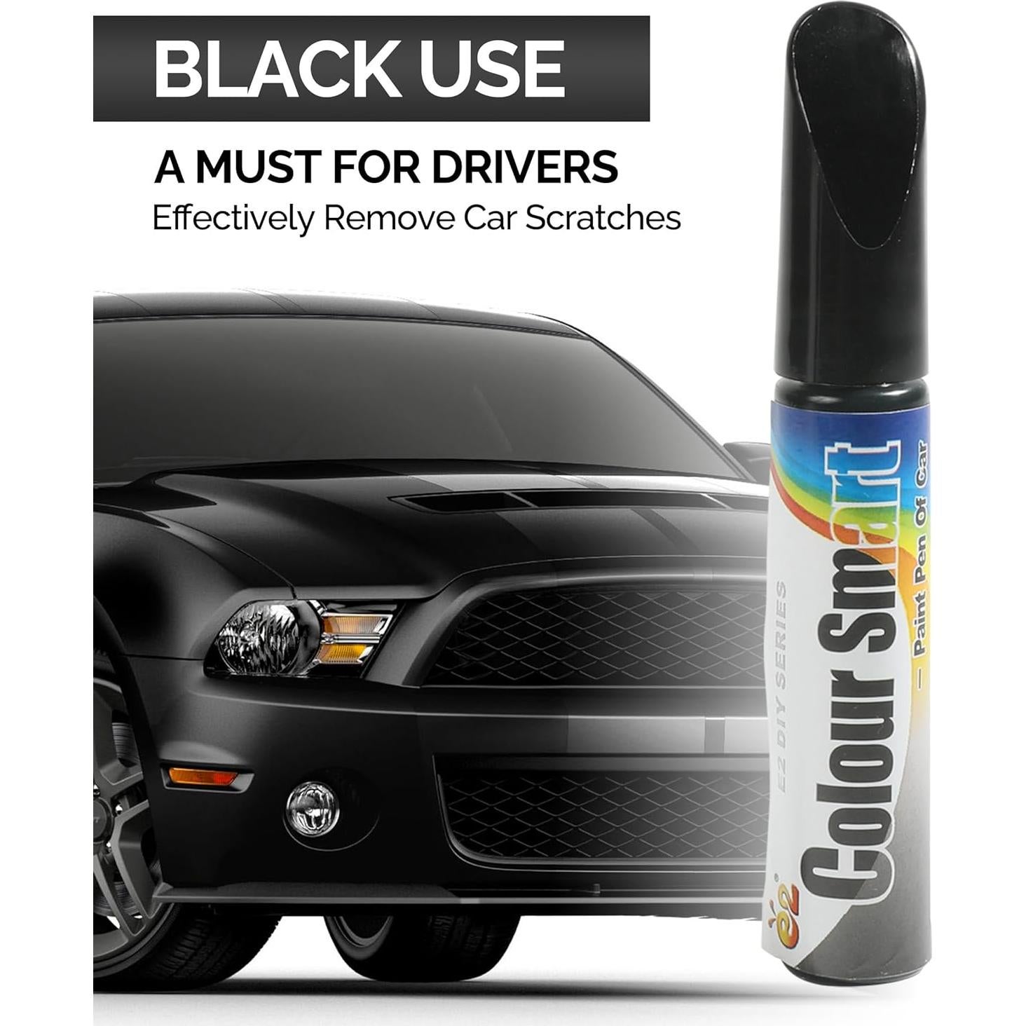 Pintura de Retoque Automotriz RACOONA Negro 30ml