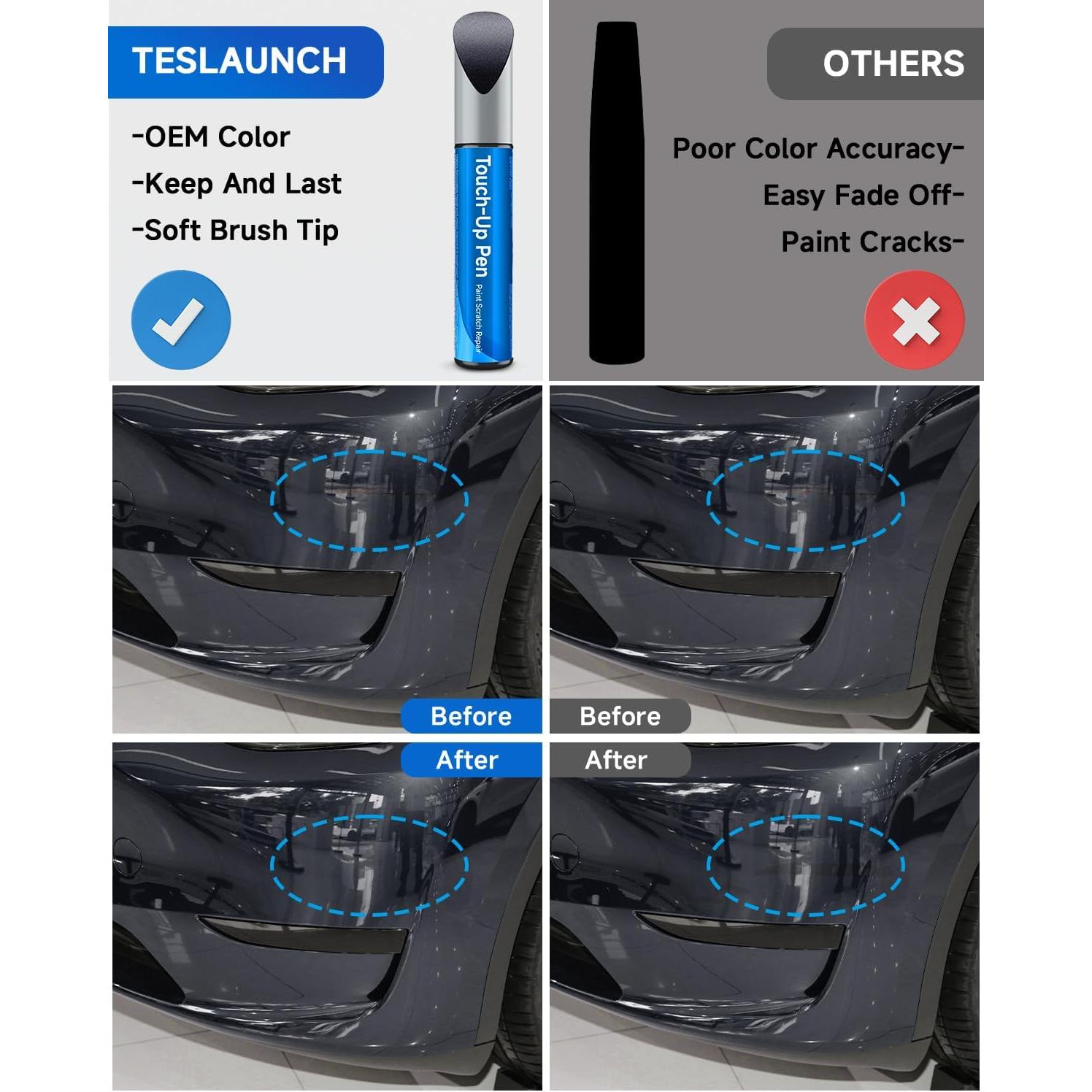 Pintura de Retoque Tesla Gris Sigiloso 0.41 Fl Oz - OEM