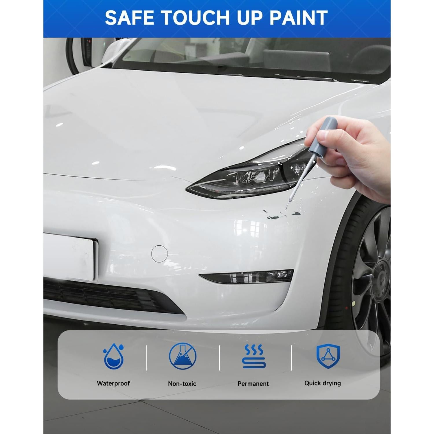 Pintura de Retoque Tesla Gris Sigiloso 0.41 Fl Oz - OEM