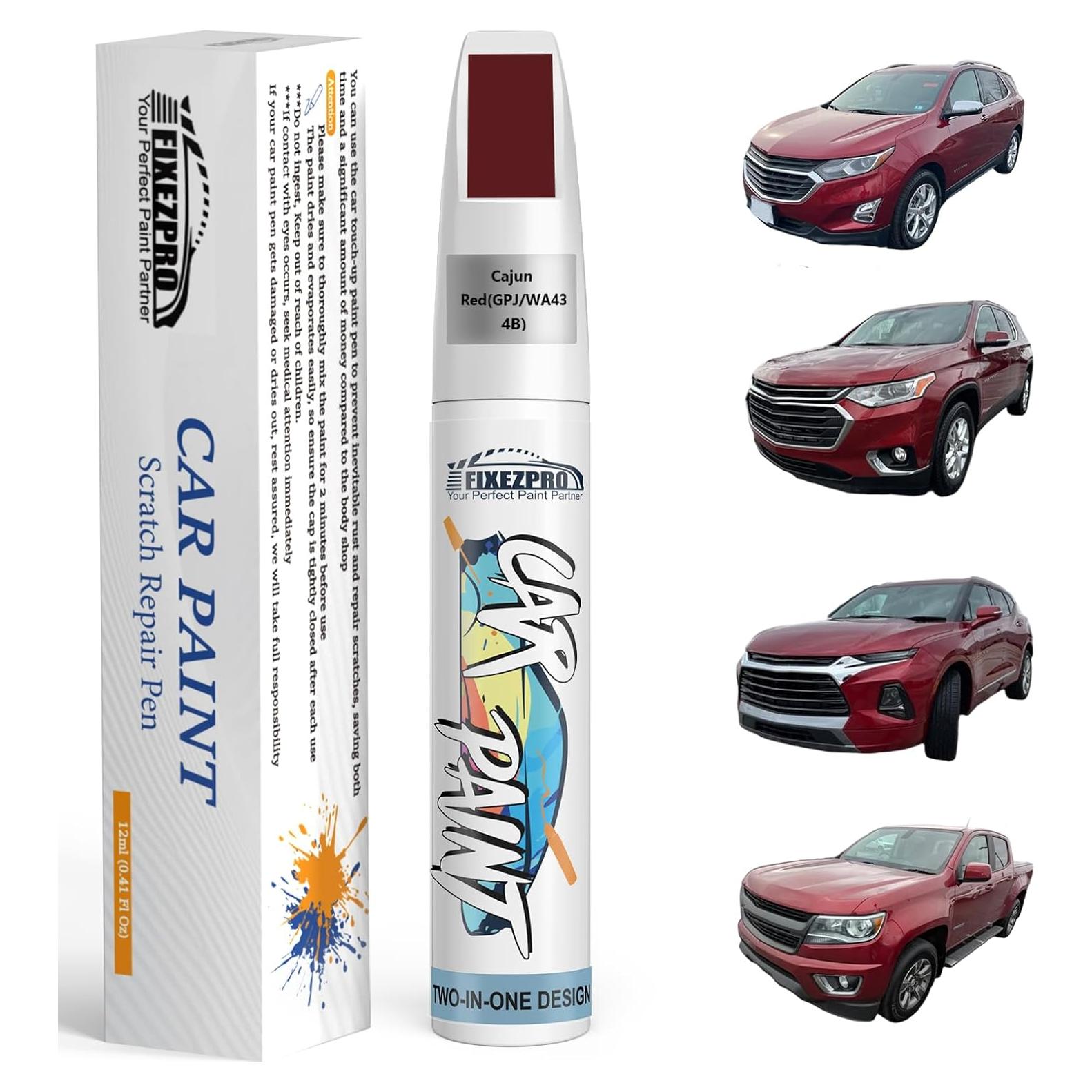 Pintura de Retoque FIXEZPRO Cajun Rojo 12ml para Chevrolet