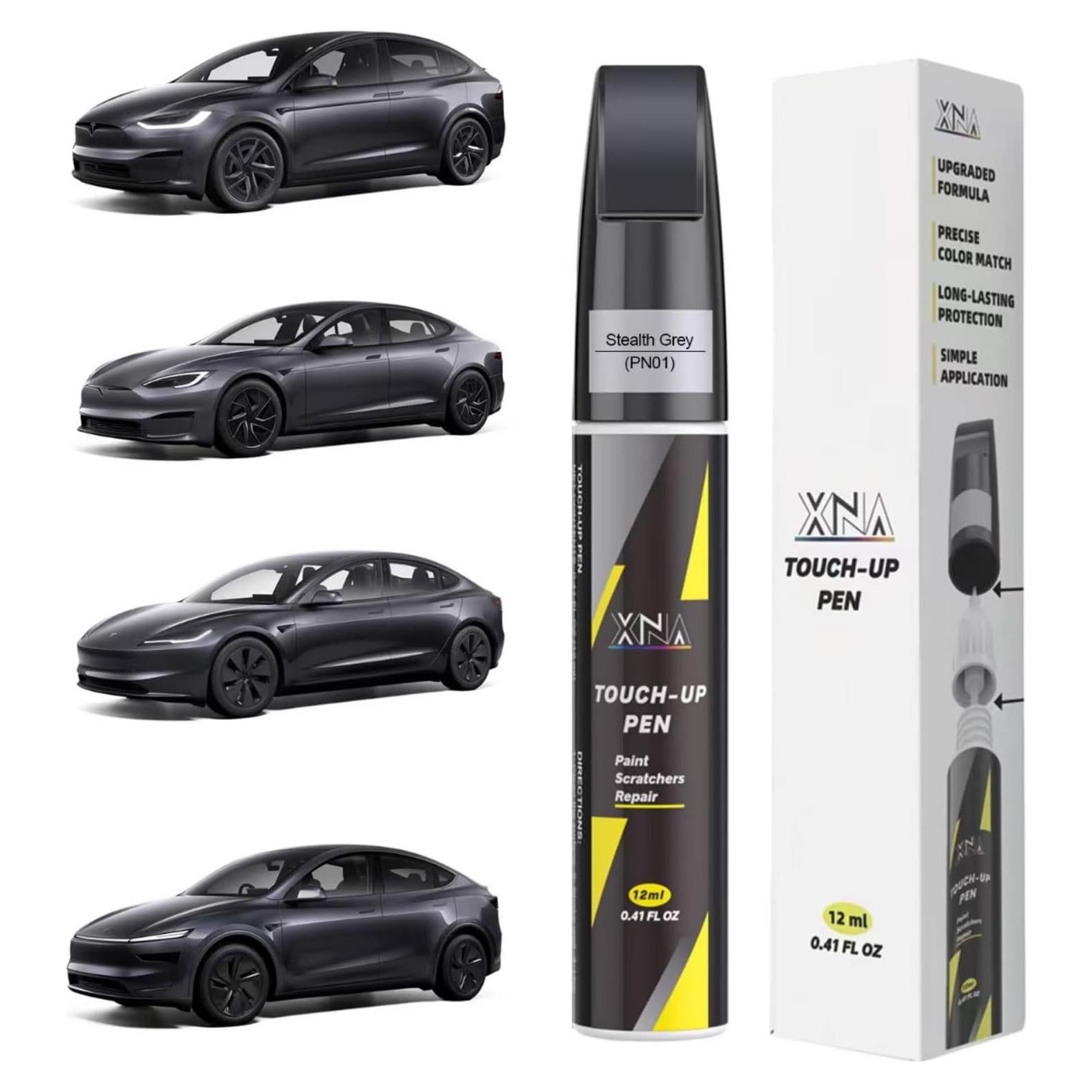 Pintura de retoque XNA para Tesla Gris Sigiloso (PN01) 12ml