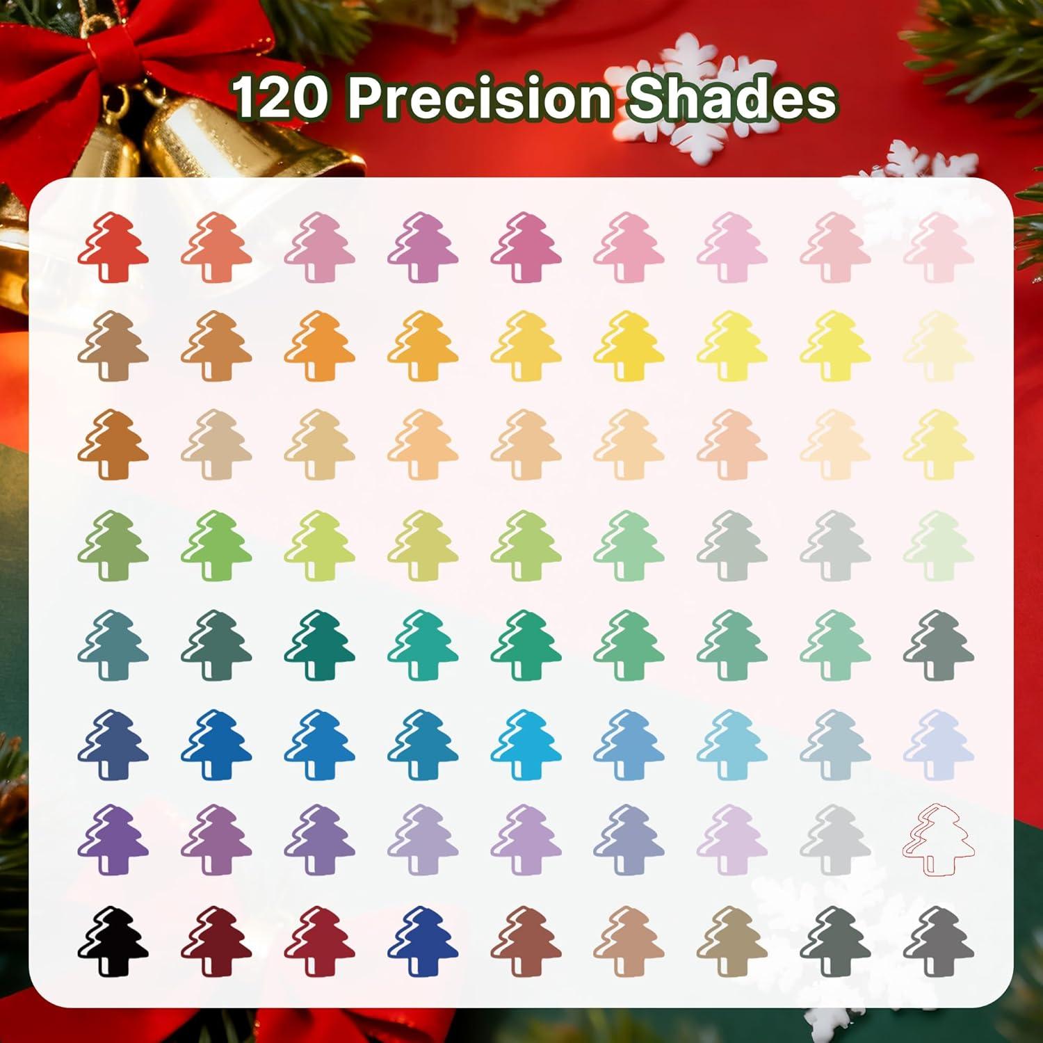 Marcadores de Pintura Acrílica Tongfushop 120 Colores Multicolor