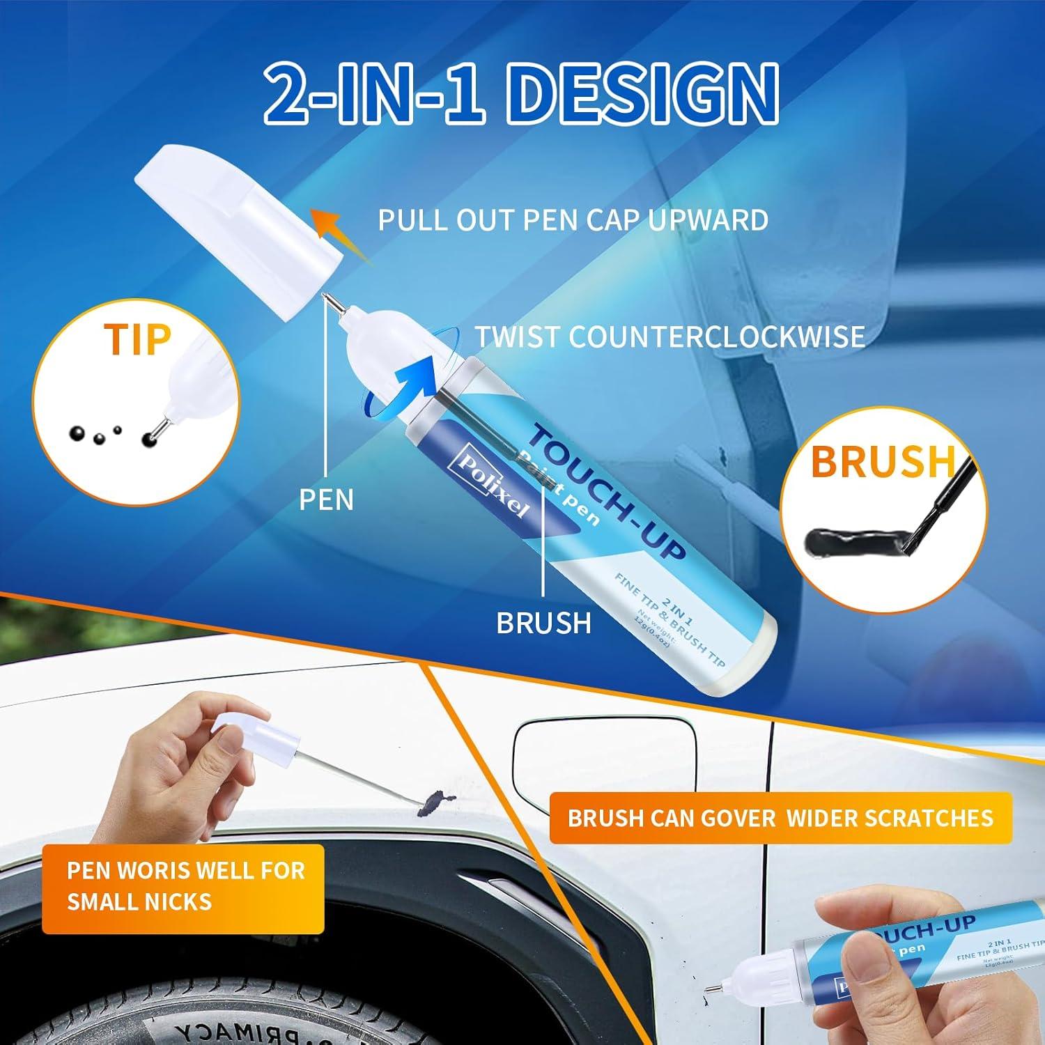 Bolígrafo de retoque POLIXEL 11.34 ml Negro 2 en 1