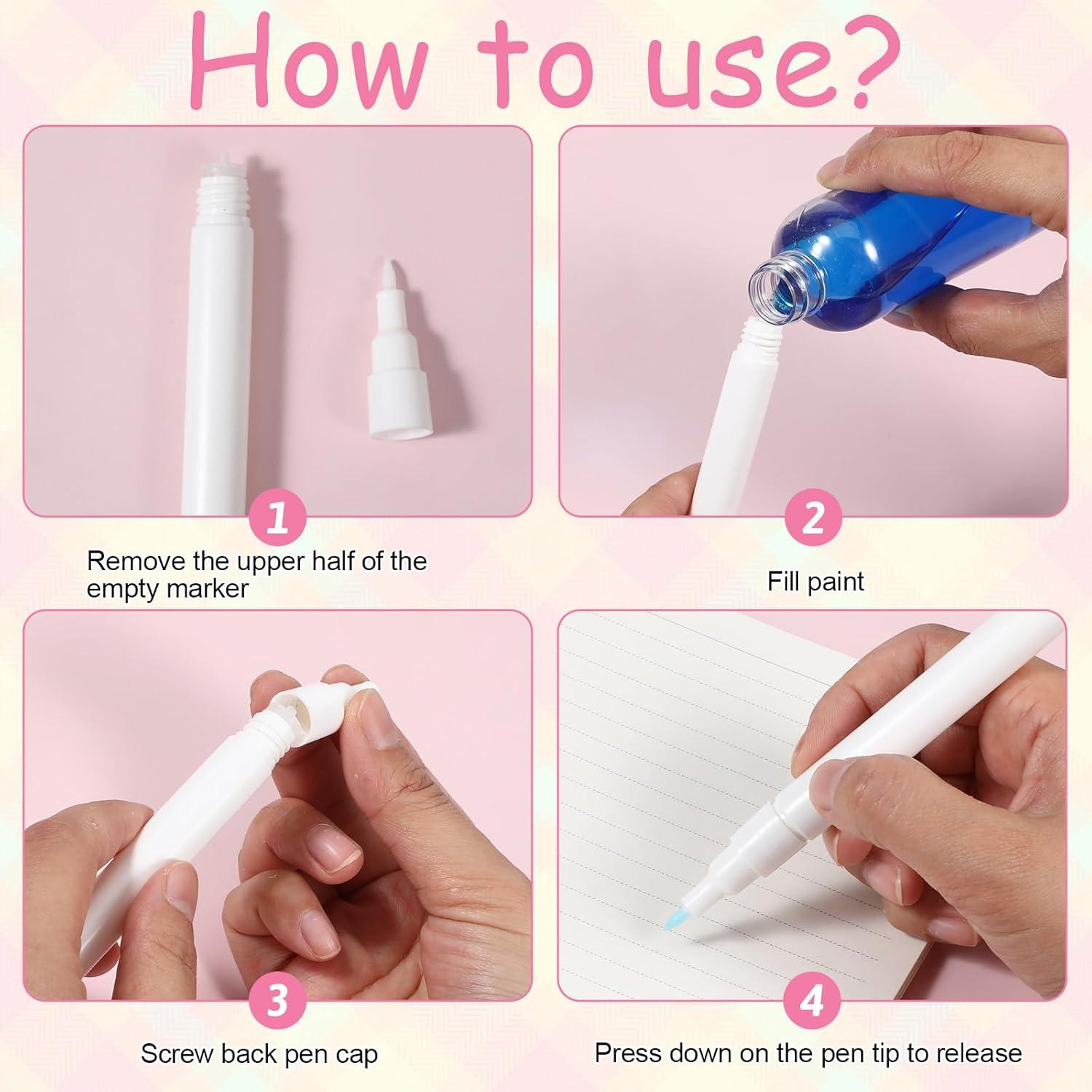 Marcadores de Pintura Rellenables Alrhso 0.5mm 2 Pcs