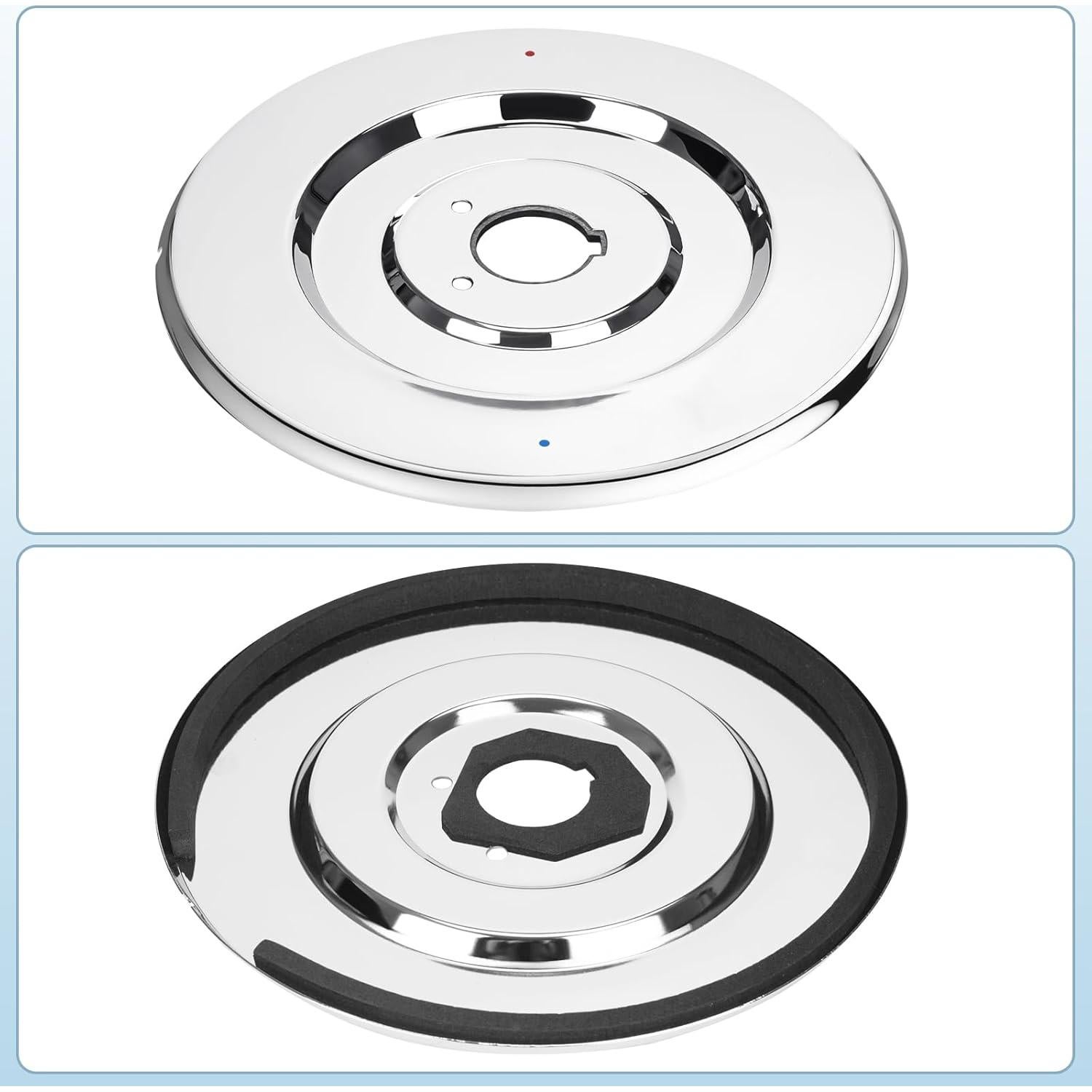 Reemplazo Escudo Moen 16090 Chateau Cromo para Grifos Ducha