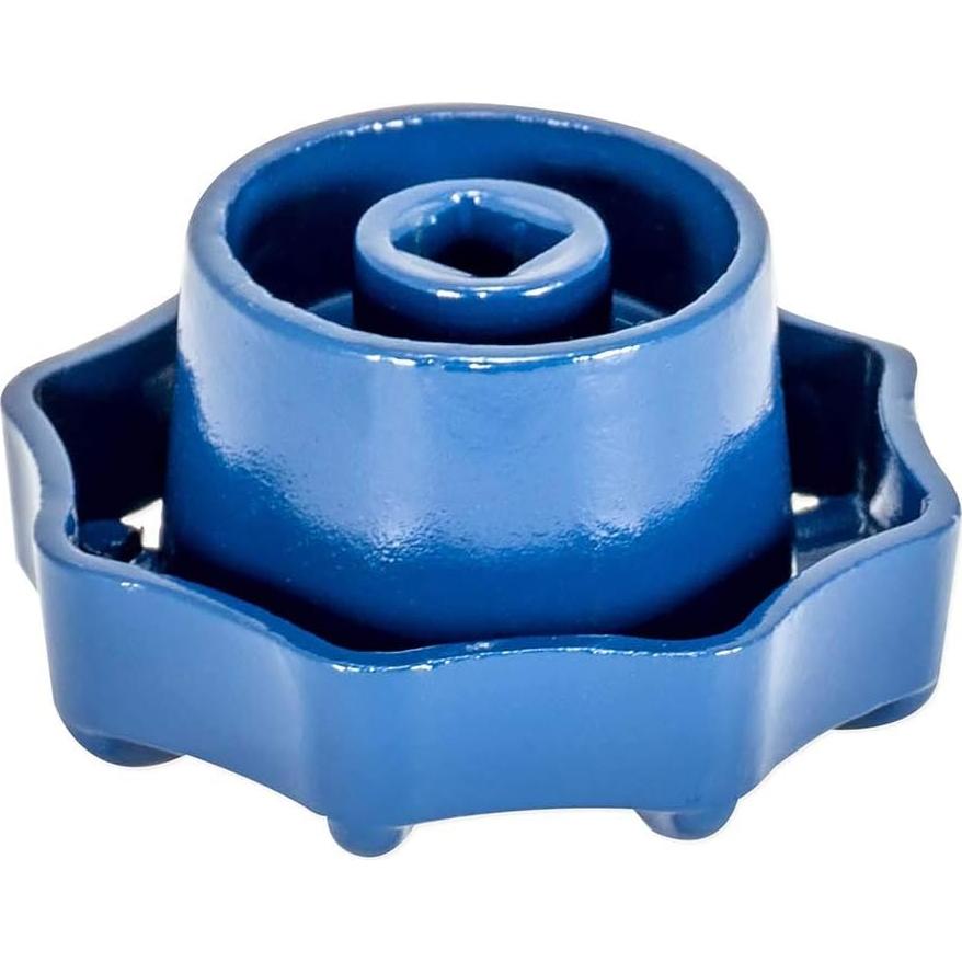 Mango de Rueda Sillcock Eastman 45419, Azul, Acero Aleado