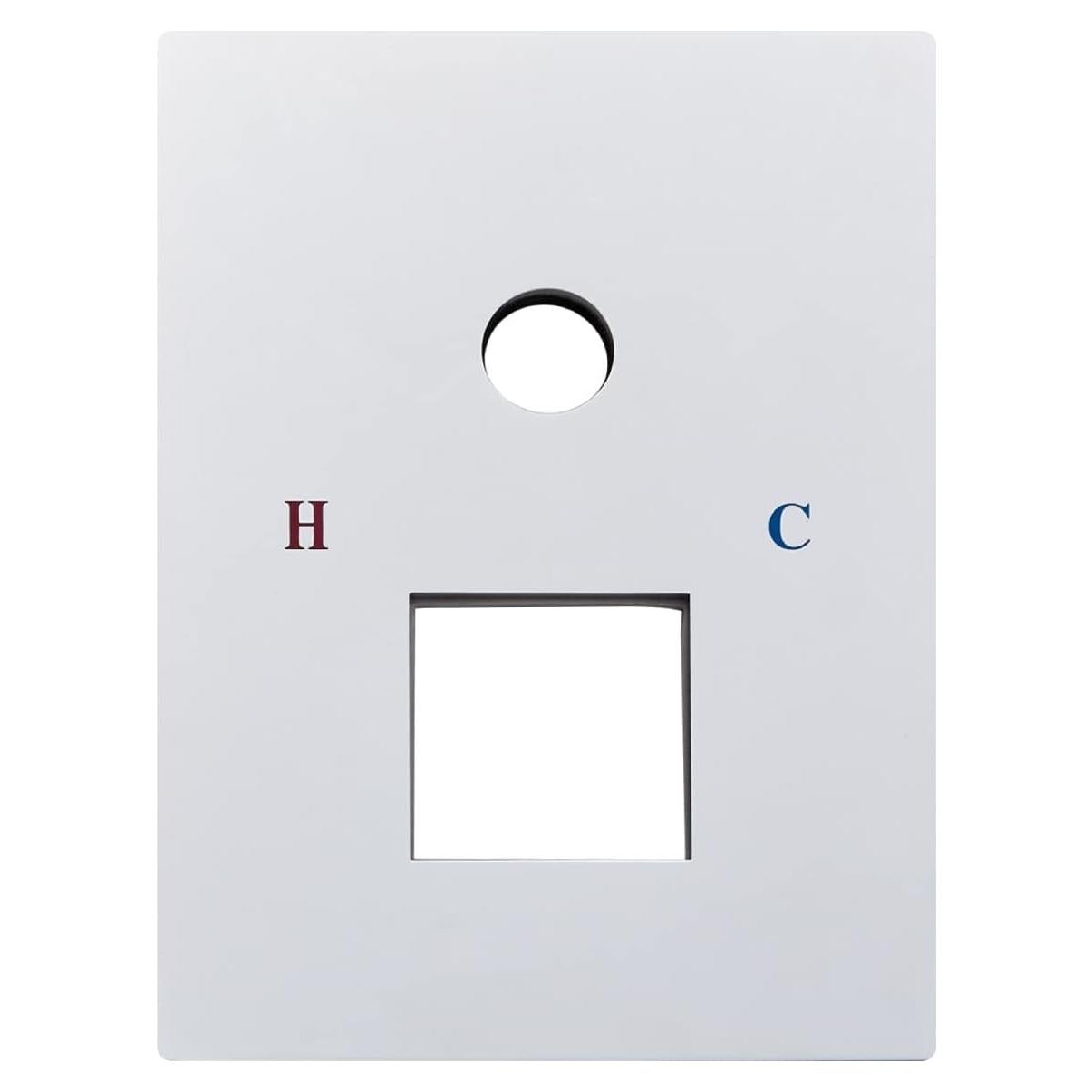 Placa de Cubierta de Válvula Ducha Airuida Cromada SUS304