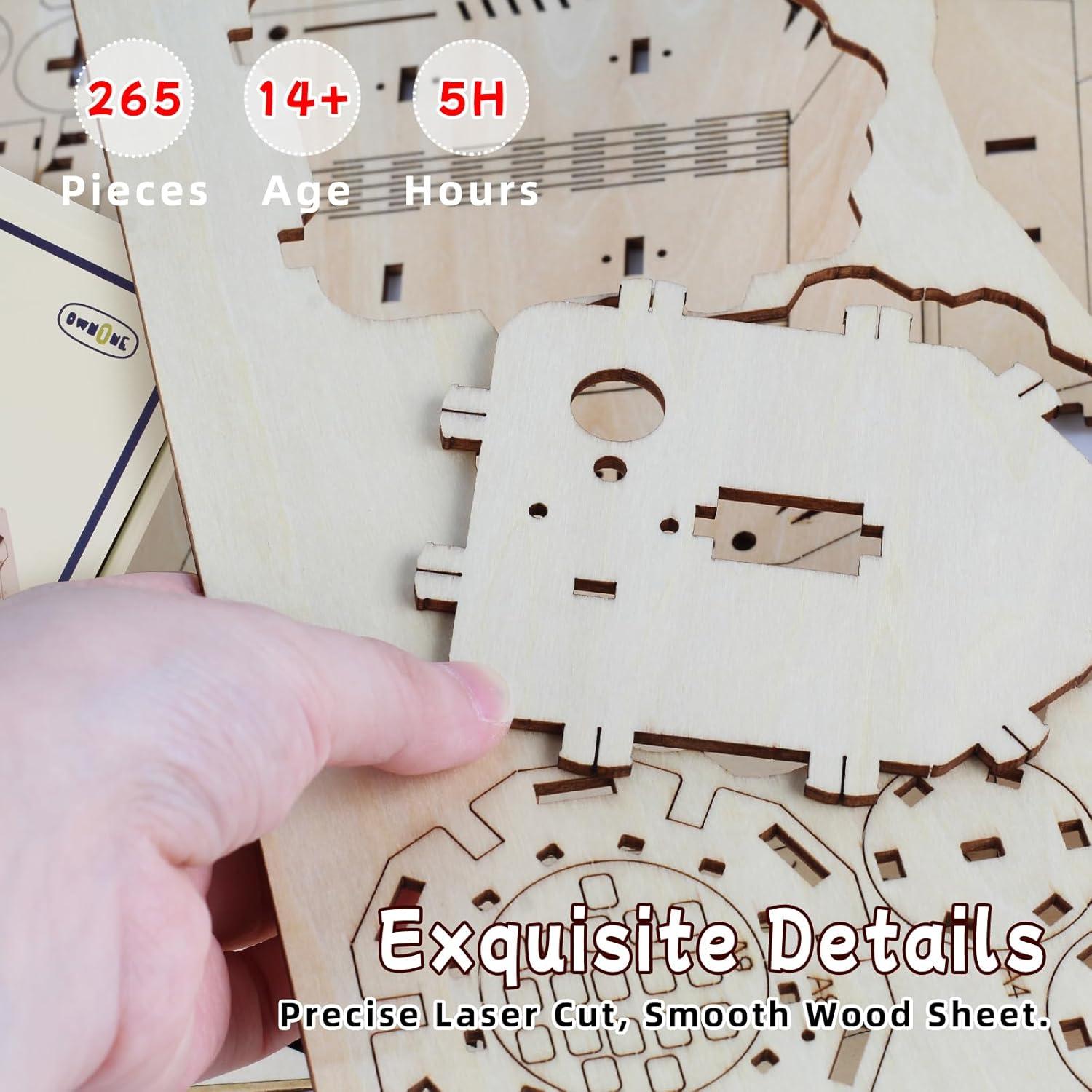 Rompecabezas 3D Gatling Eléctrico OWNONE 1 para Adultos