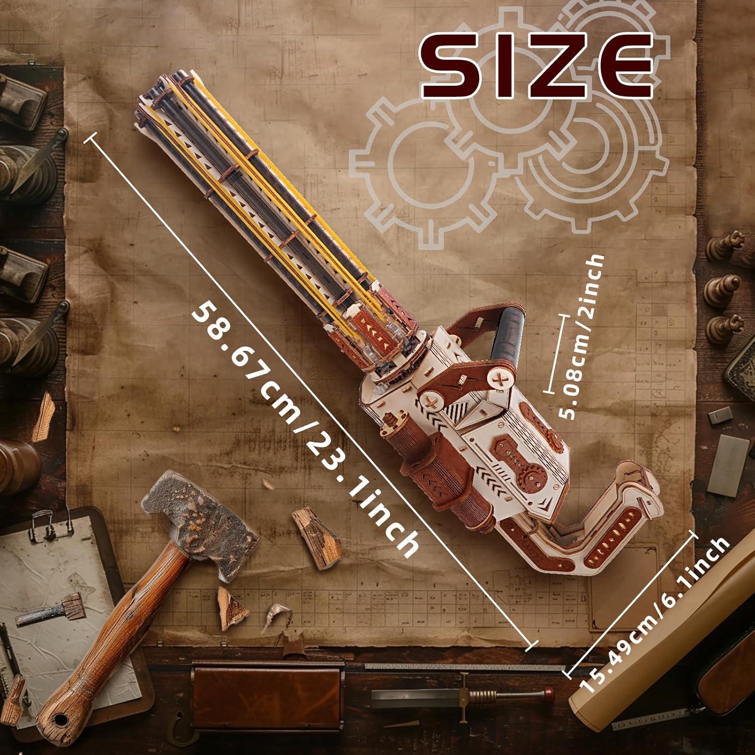 Rompecabezas 3D Gatling Eléctrico OWNONE 1 para Adultos