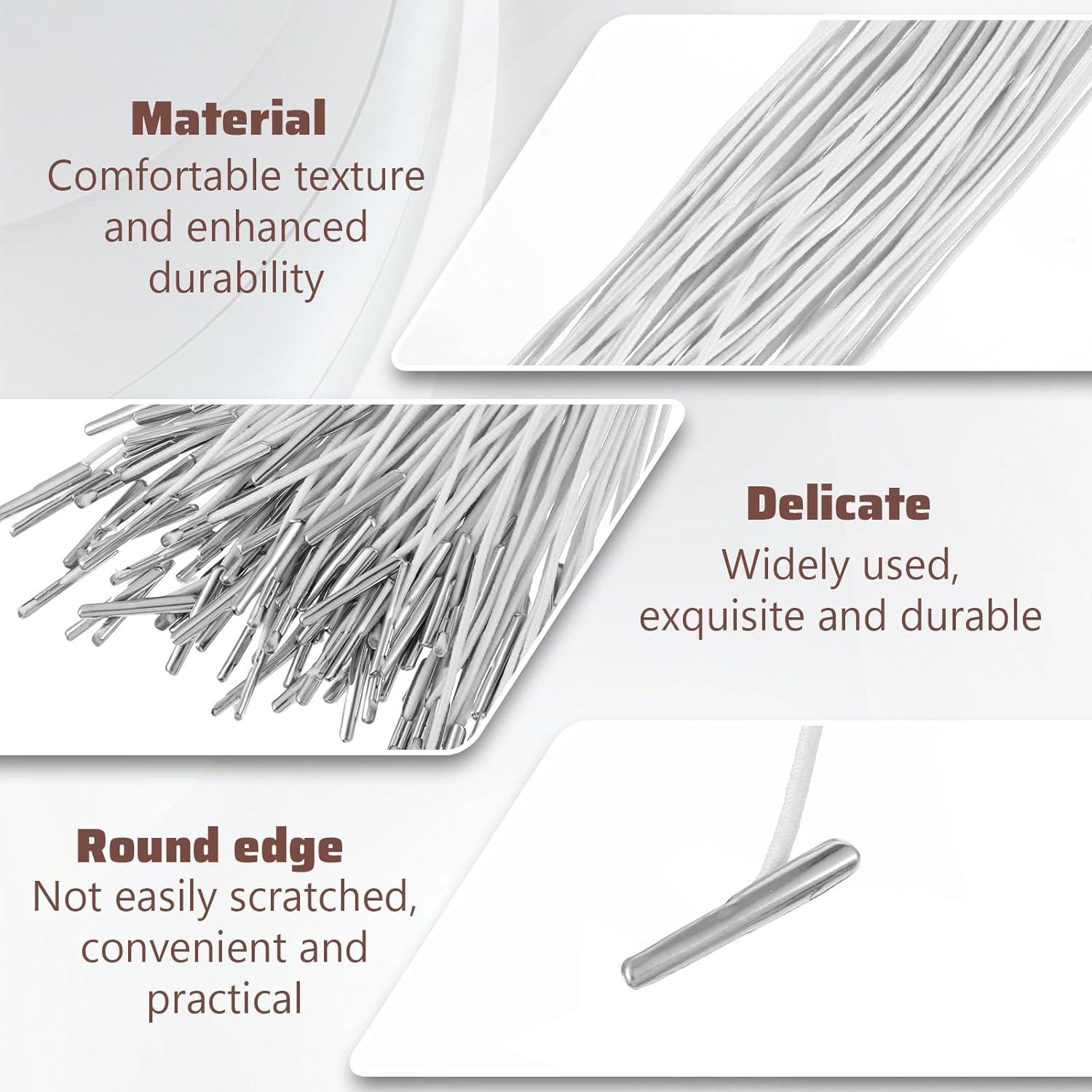 60 Cuerdas Elásticas con Punta de Metal Gsbnjuy 31x0.12 cm