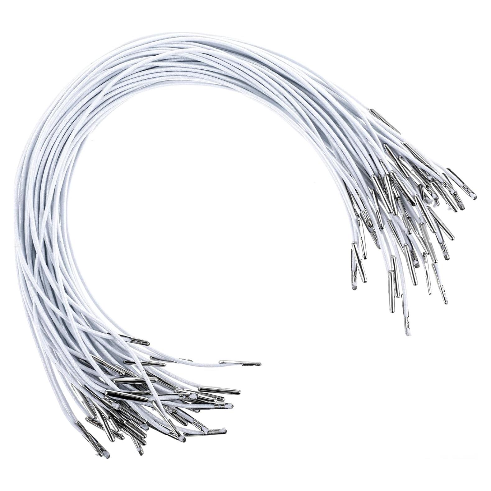 50 Cuerdas Elásticas con Extremos de Metal Xinjoduz 30 cm