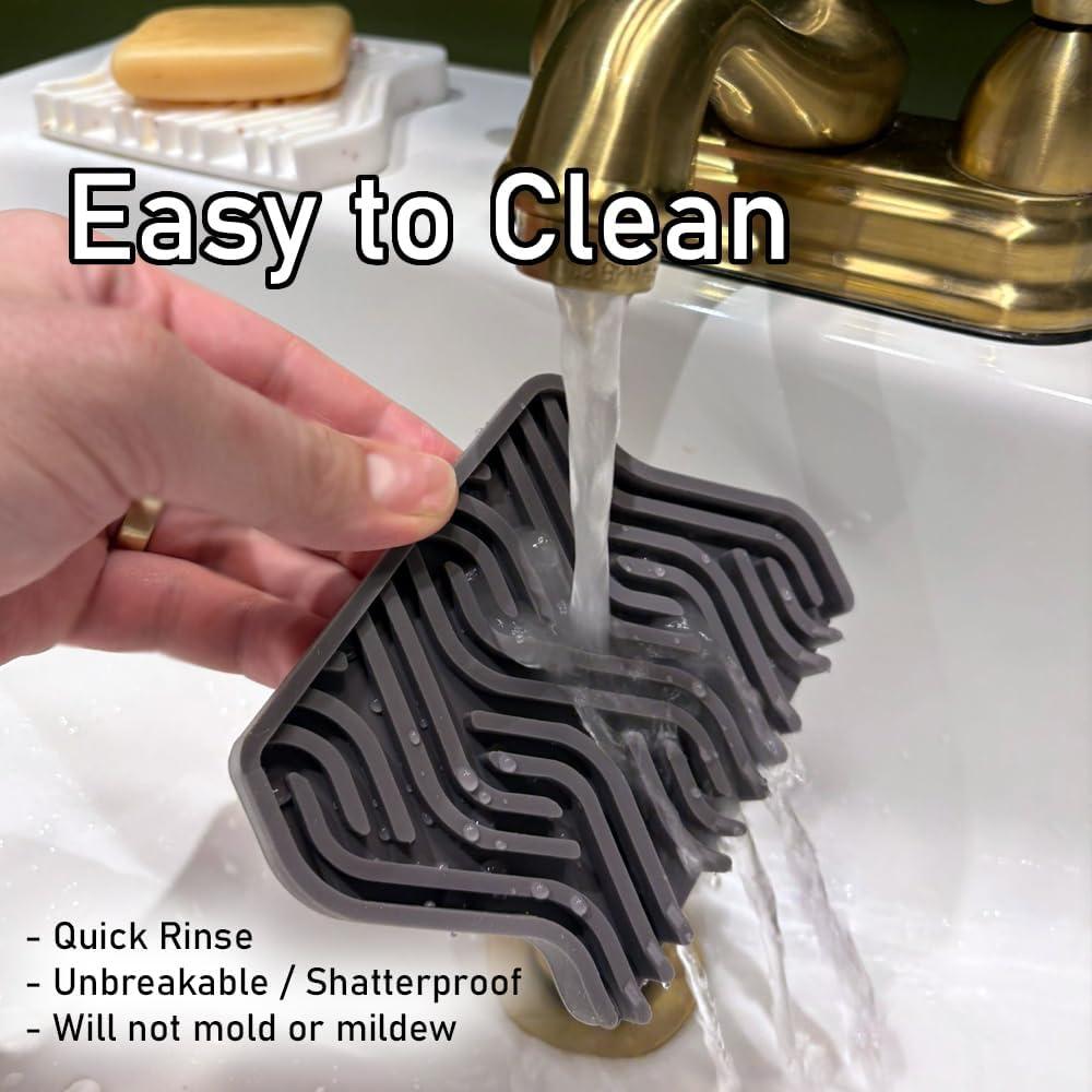 Plato de Jabón de Silicona Premium Soap Envelope - Gris Carbón