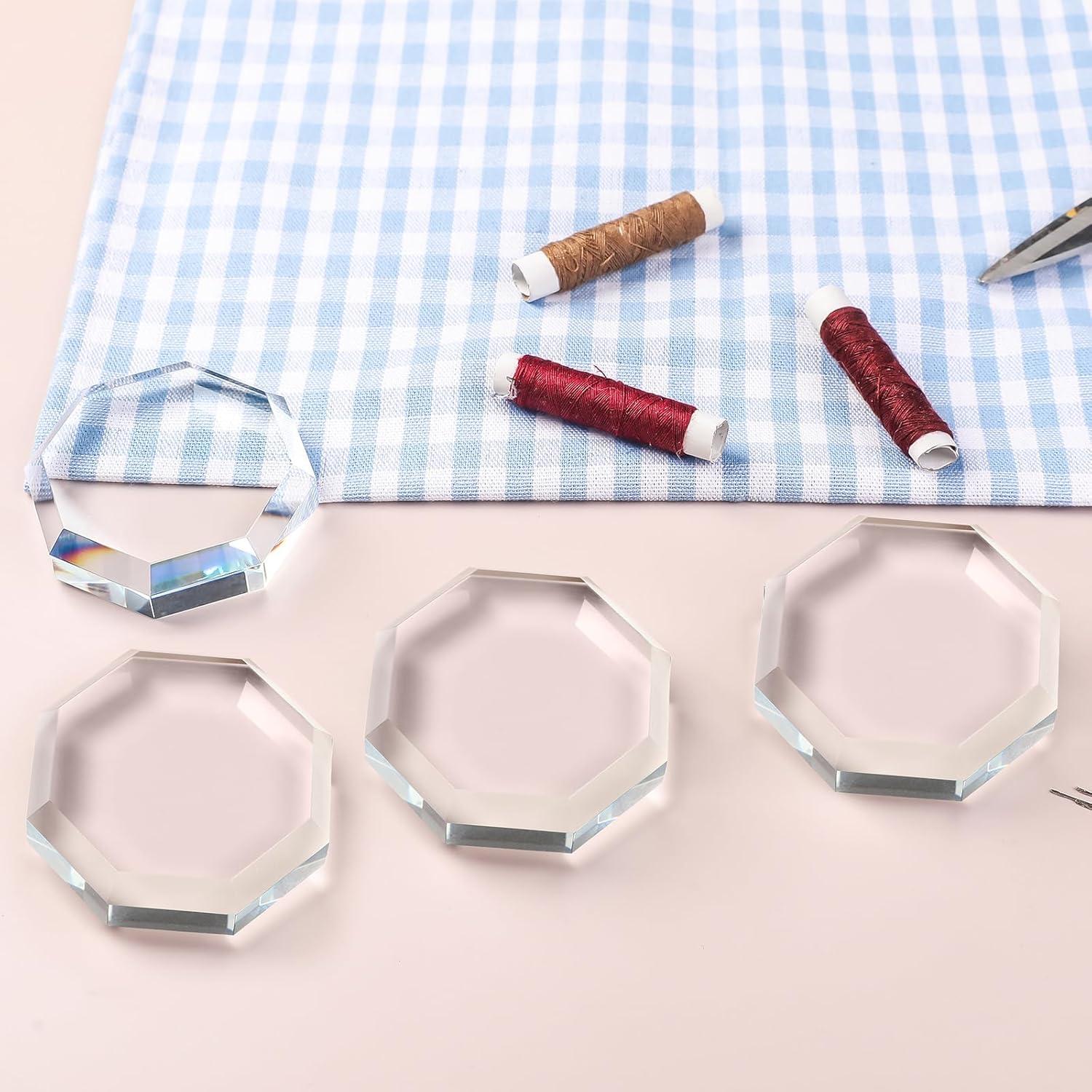 Pesas de Vidrio para Costura LONGWIN 4 Pcs 60mm 104g