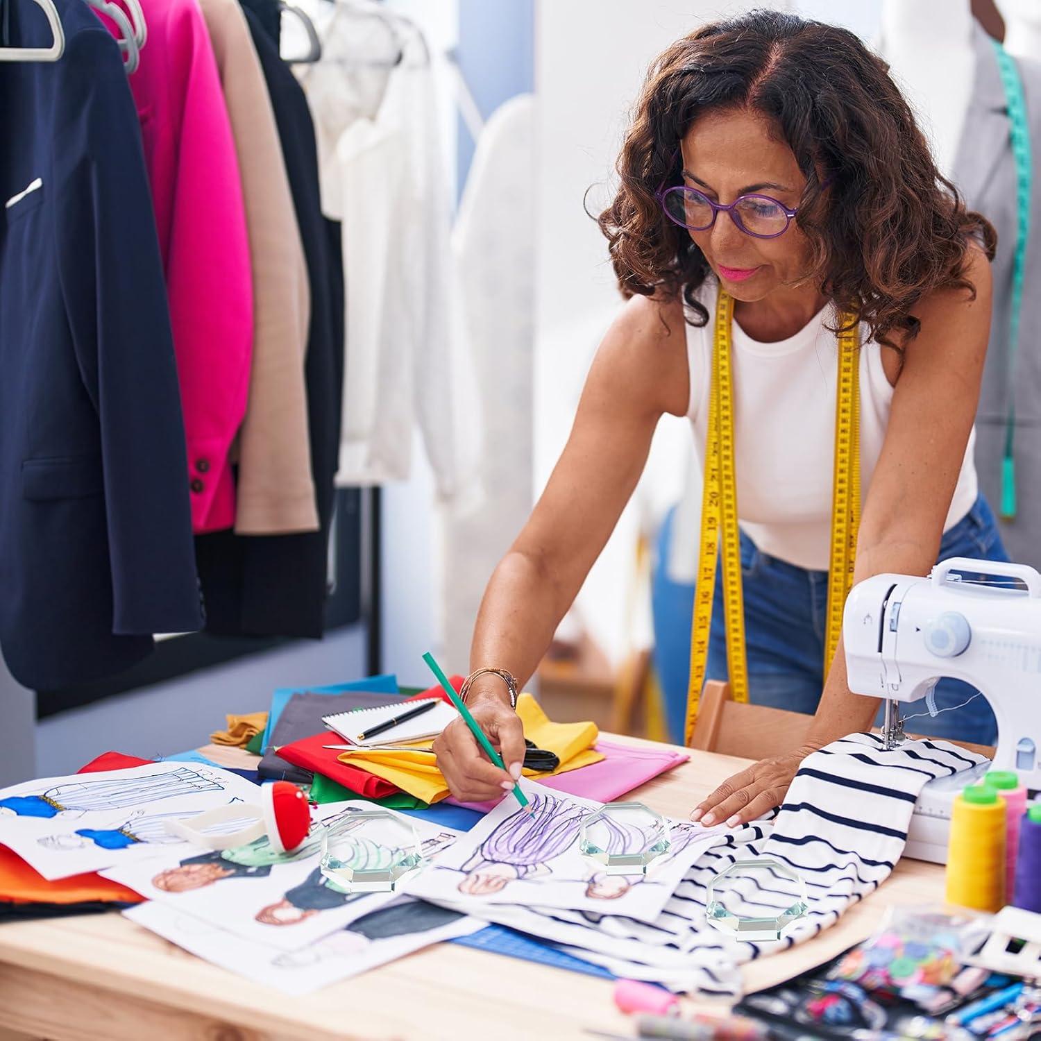 Pesas de Vidrio para Costura LONGWIN 4 Pcs 60mm 104g