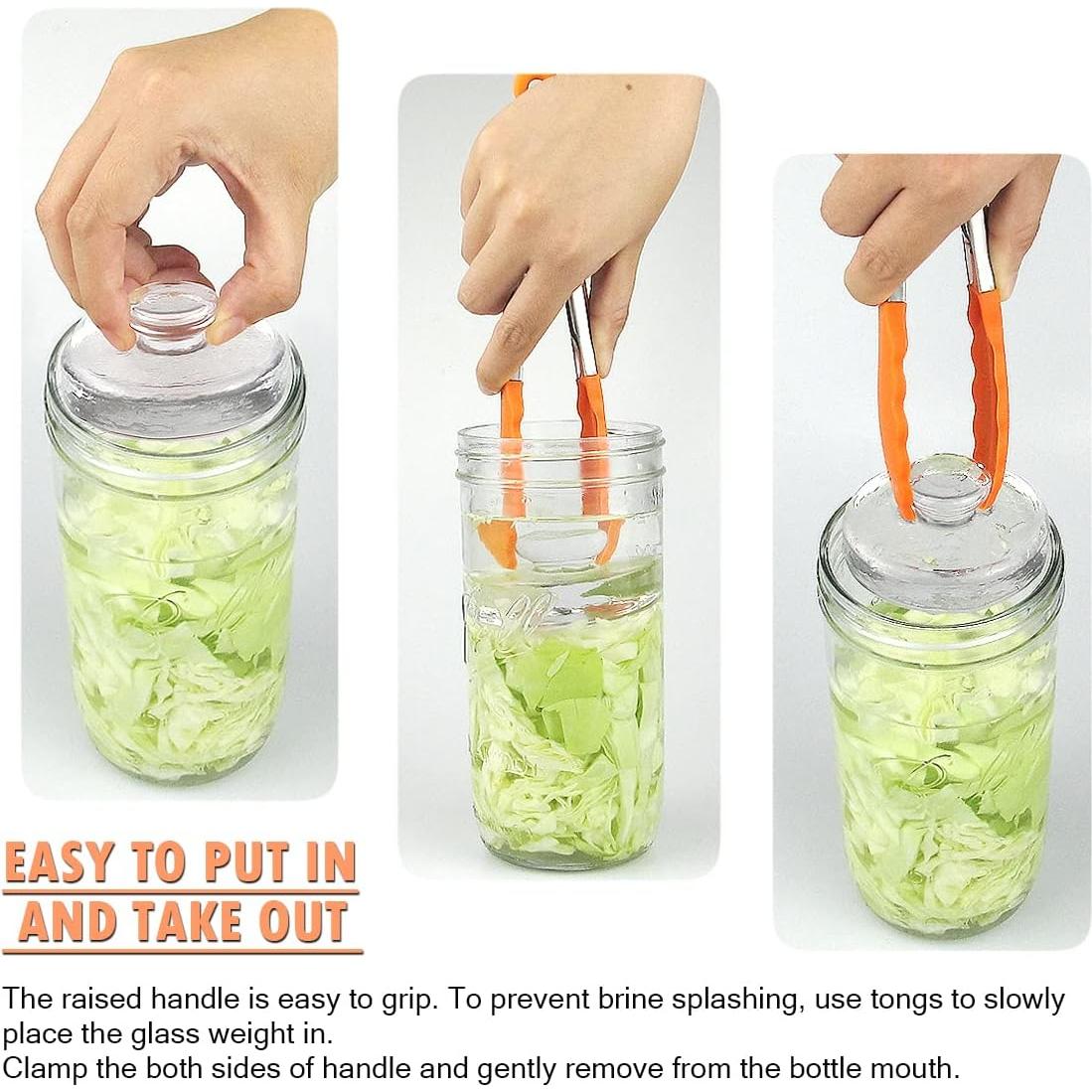 Artcome 10 Pesas de Vidrio para Fermentación Tarros Mason 180g