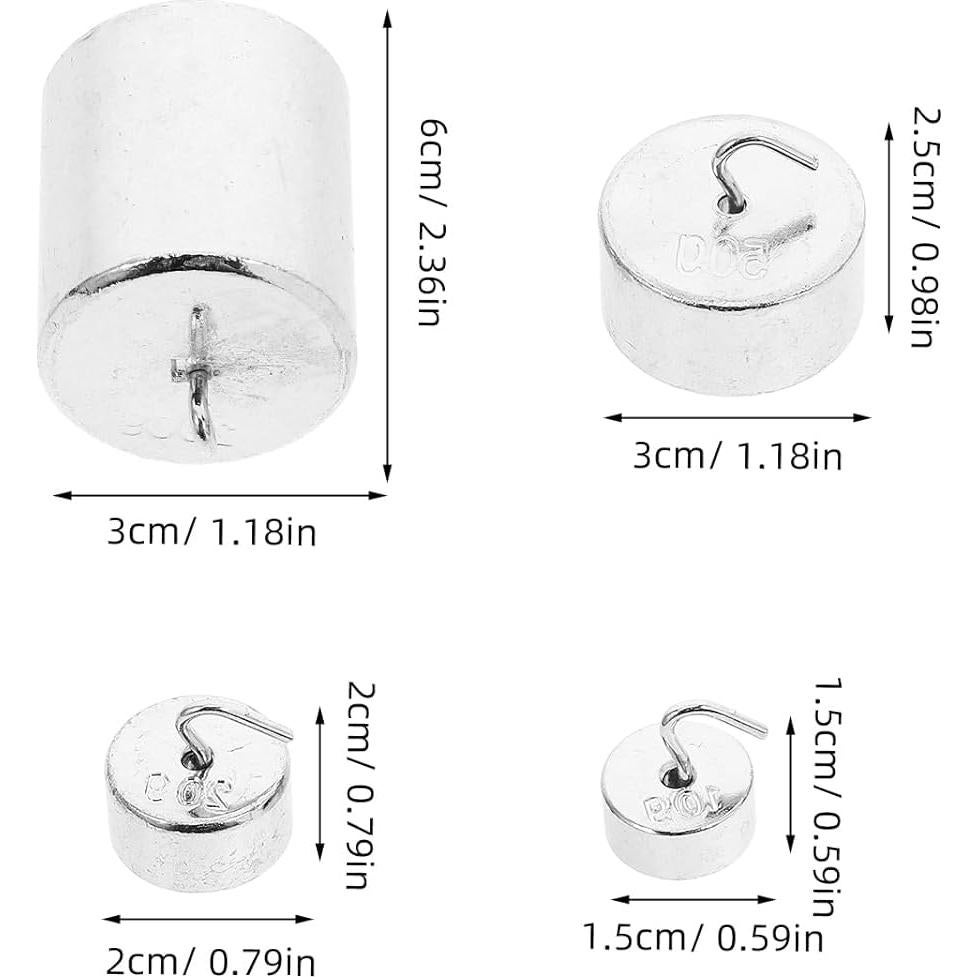 Pesas Metálicas Ranuradas CHILDWEET para Laboratorio 0.59kg
