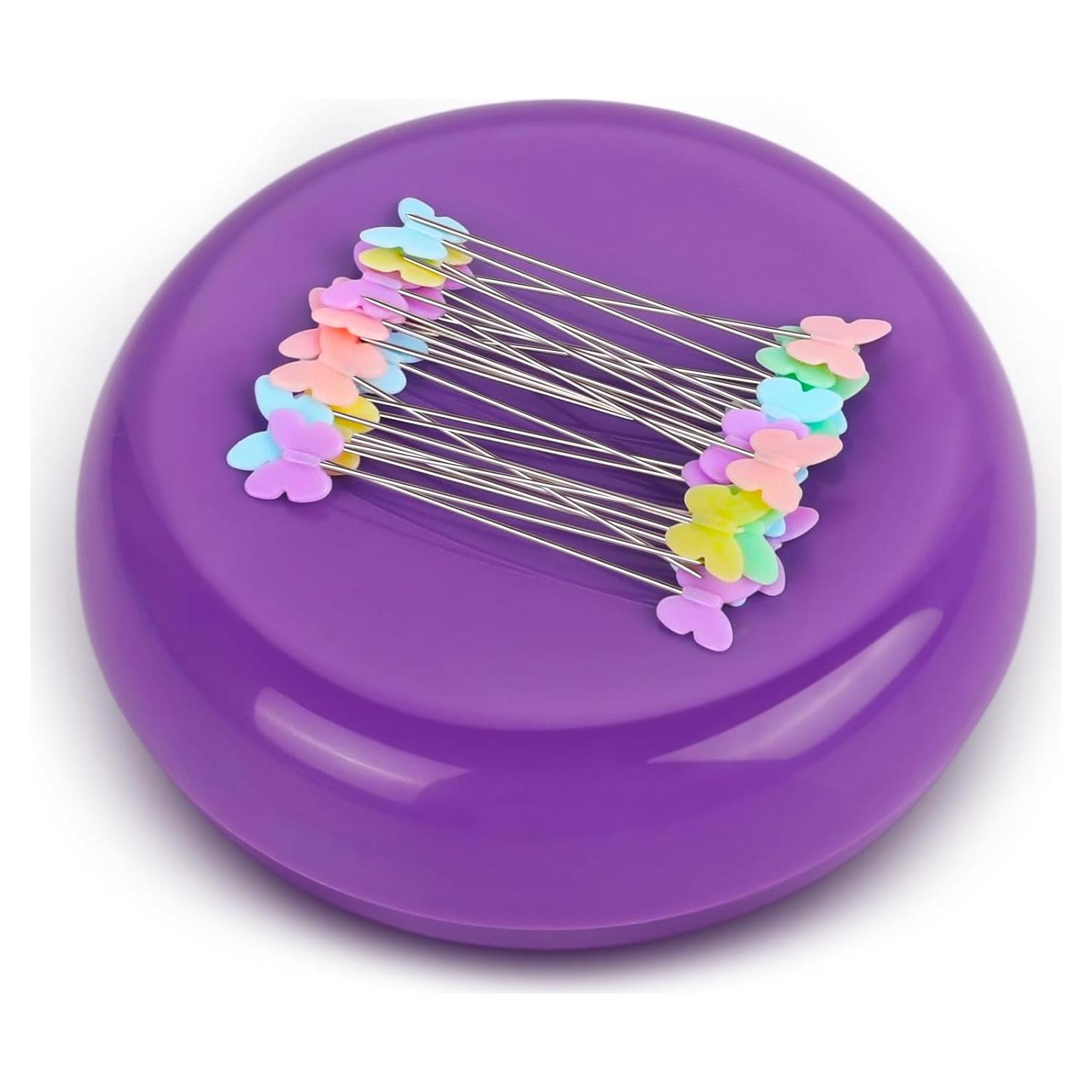 Almohadilla Magnética Oukitoymer con 100 Alfileres de Costura