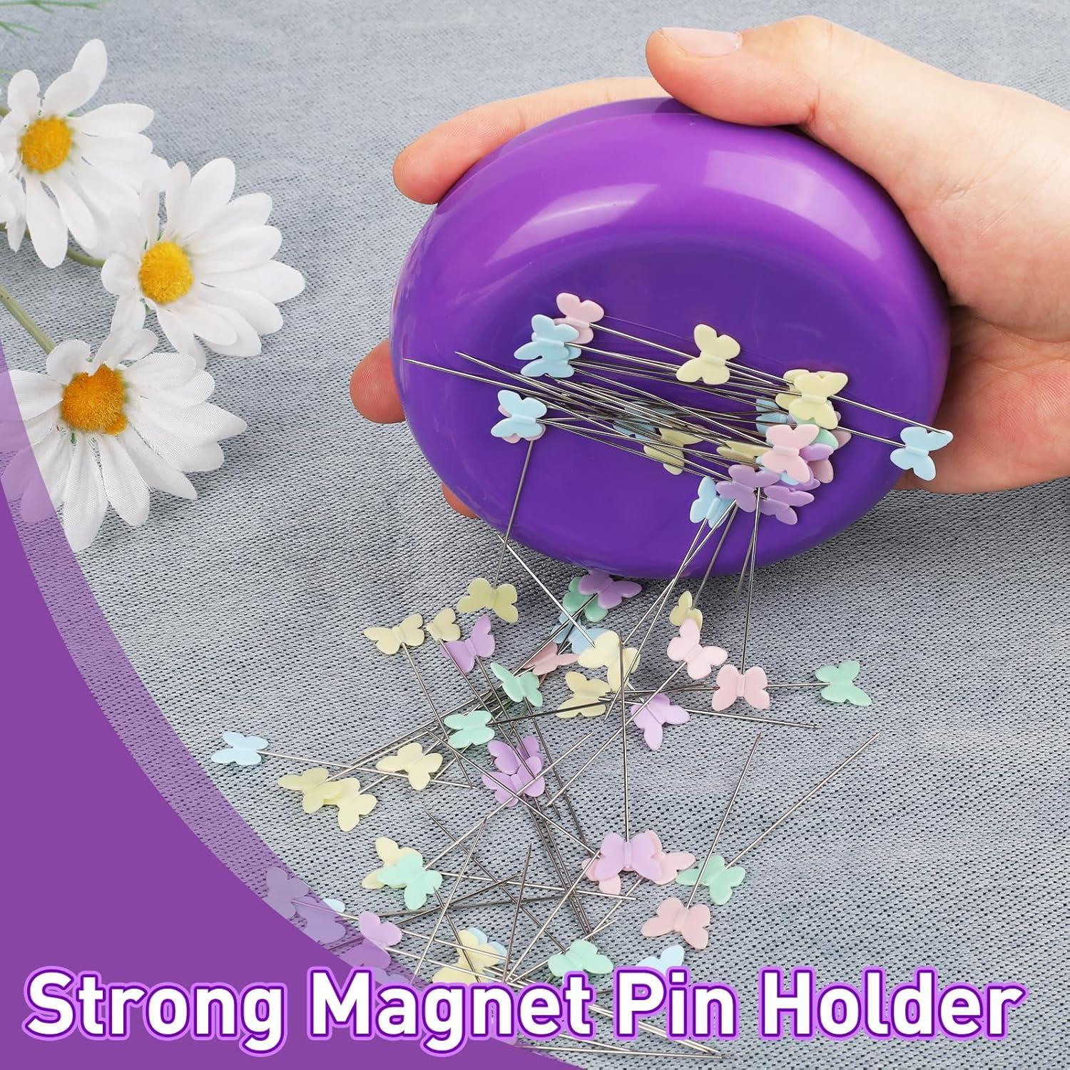 Almohadilla Magnética Oukitoymer con 100 Alfileres de Costura