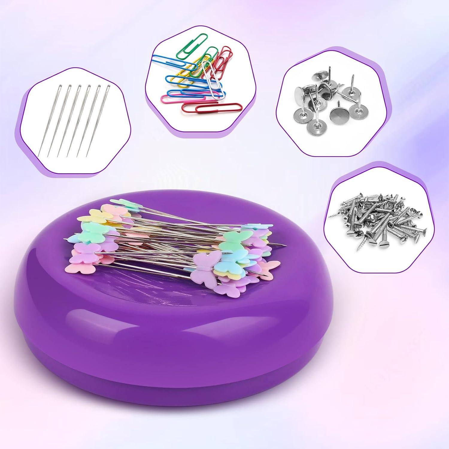 Almohadilla Magnética Oukitoymer con 100 Alfileres de Costura