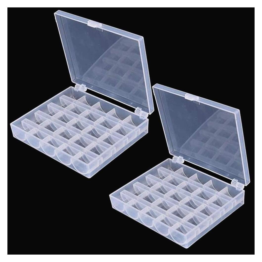 Organizador de Bobinas LNKA 25 Rejillas Transparente 12x10x2.6cm