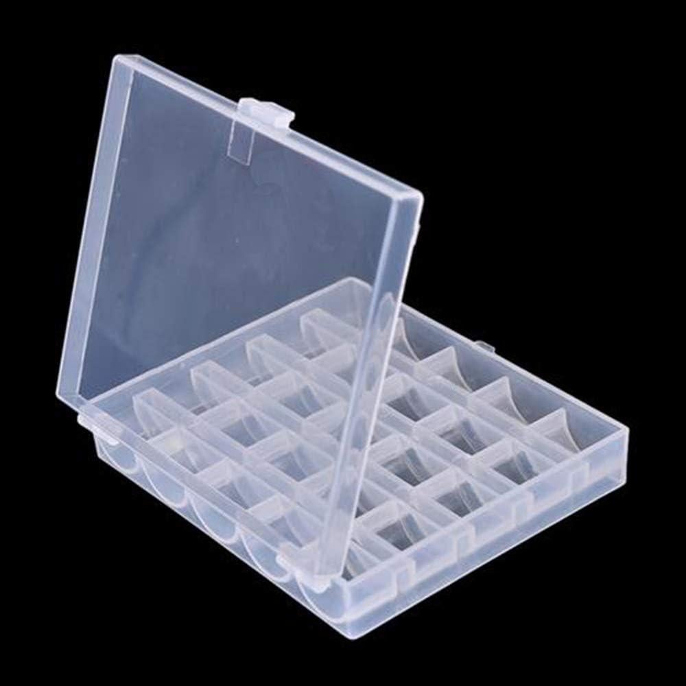 Organizador de Bobinas LNKA 25 Rejillas Transparente 12x10x2.6cm