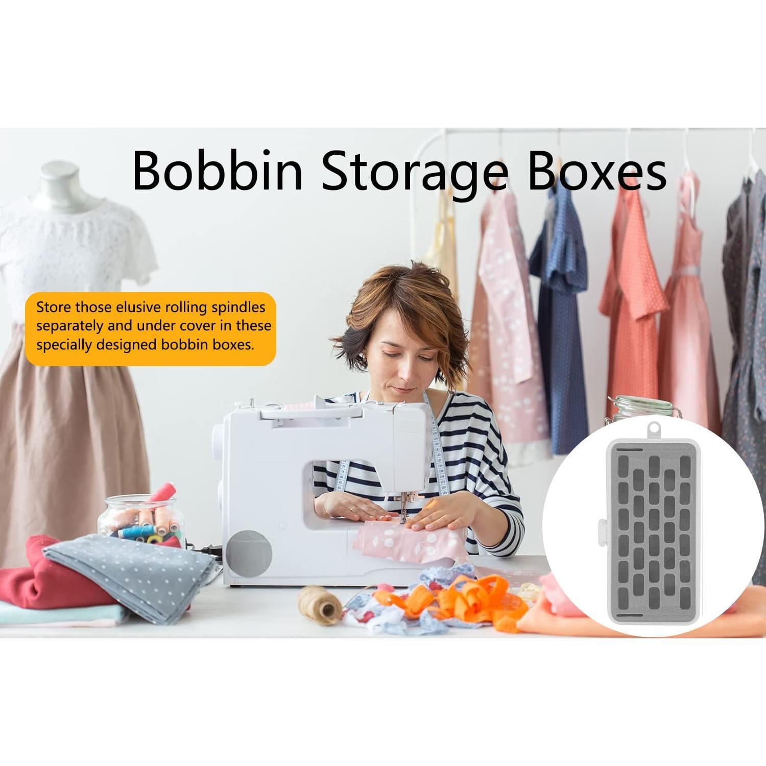 Juego de 2 Cajas de Almacenamiento de Bobinas YEQIN - Gris