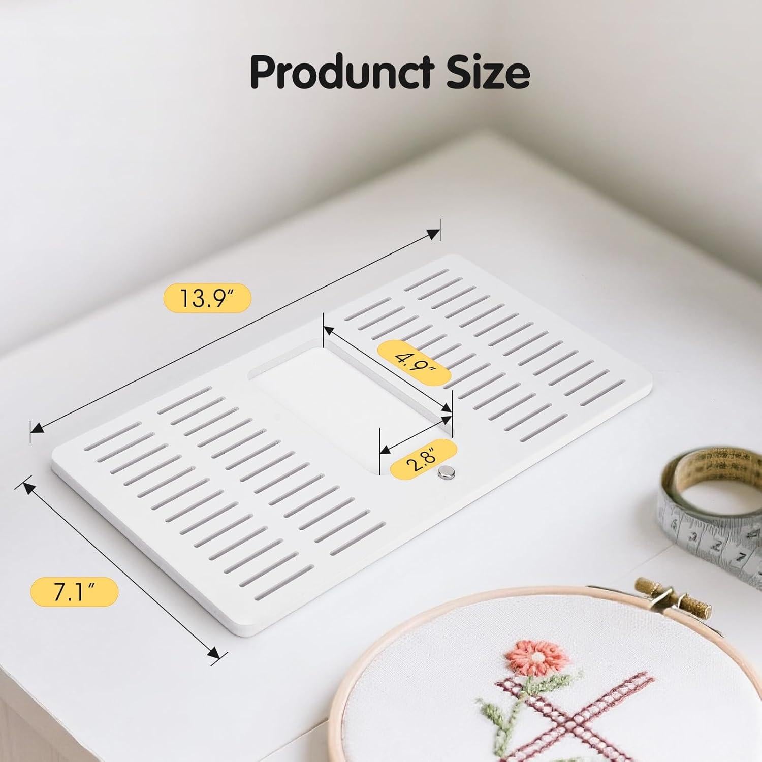 Organizador de Hilo de Bordado Krafetto con 52 Ranuras