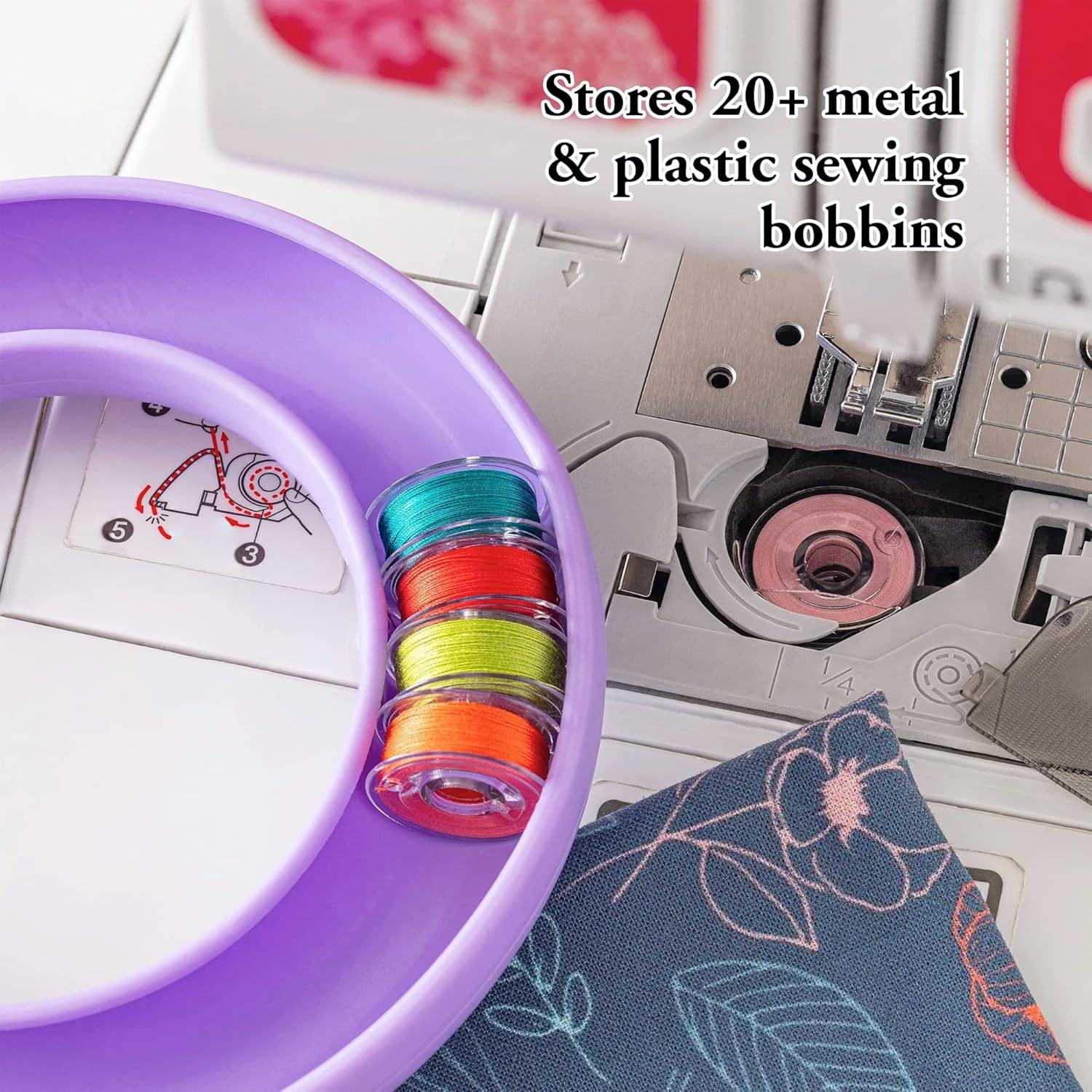 Organizador de Bobinas BobbinSaver Euro-Notions Rojo 20+ Bobinas