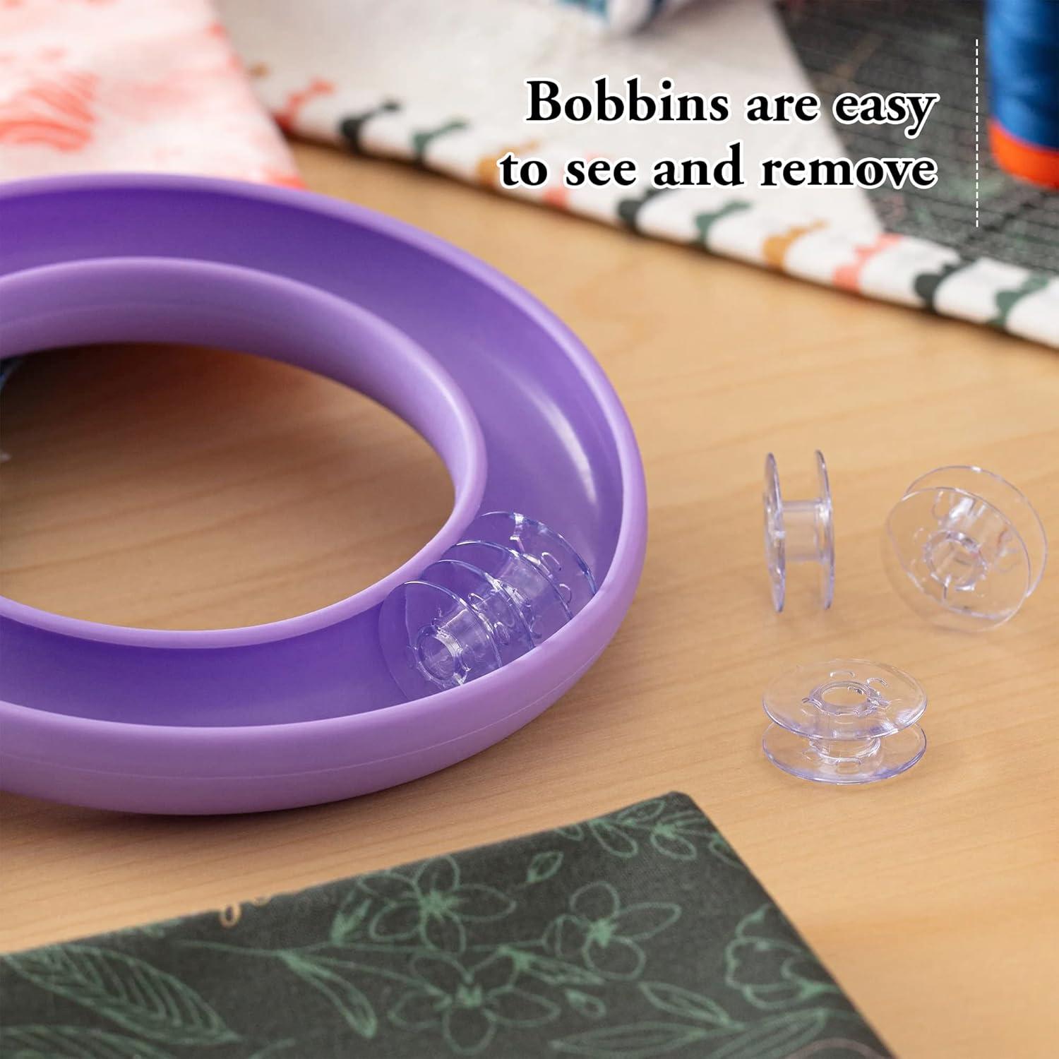 Organizador de Bobinas BobbinSaver Euro-Notions Rojo 20+ Bobinas