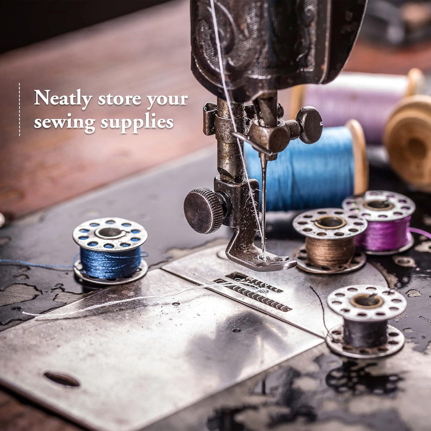 Organizador de Bobinas BobbinSaver Euro-Notions Rojo 20+ Bobinas