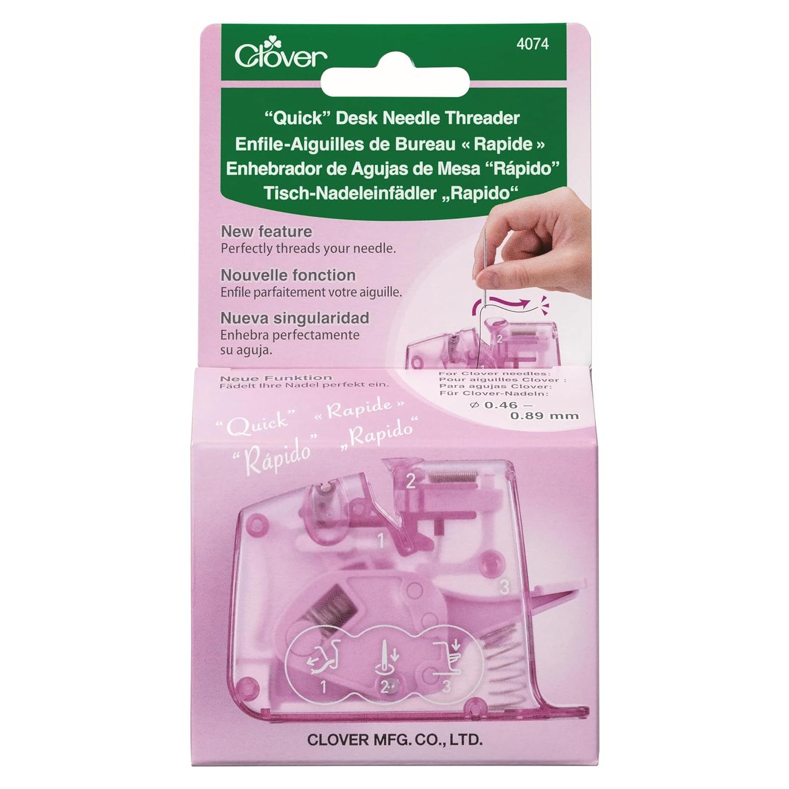 Enhebrador de Agujas Clover Rápido 4074 - Fácil y Eficaz