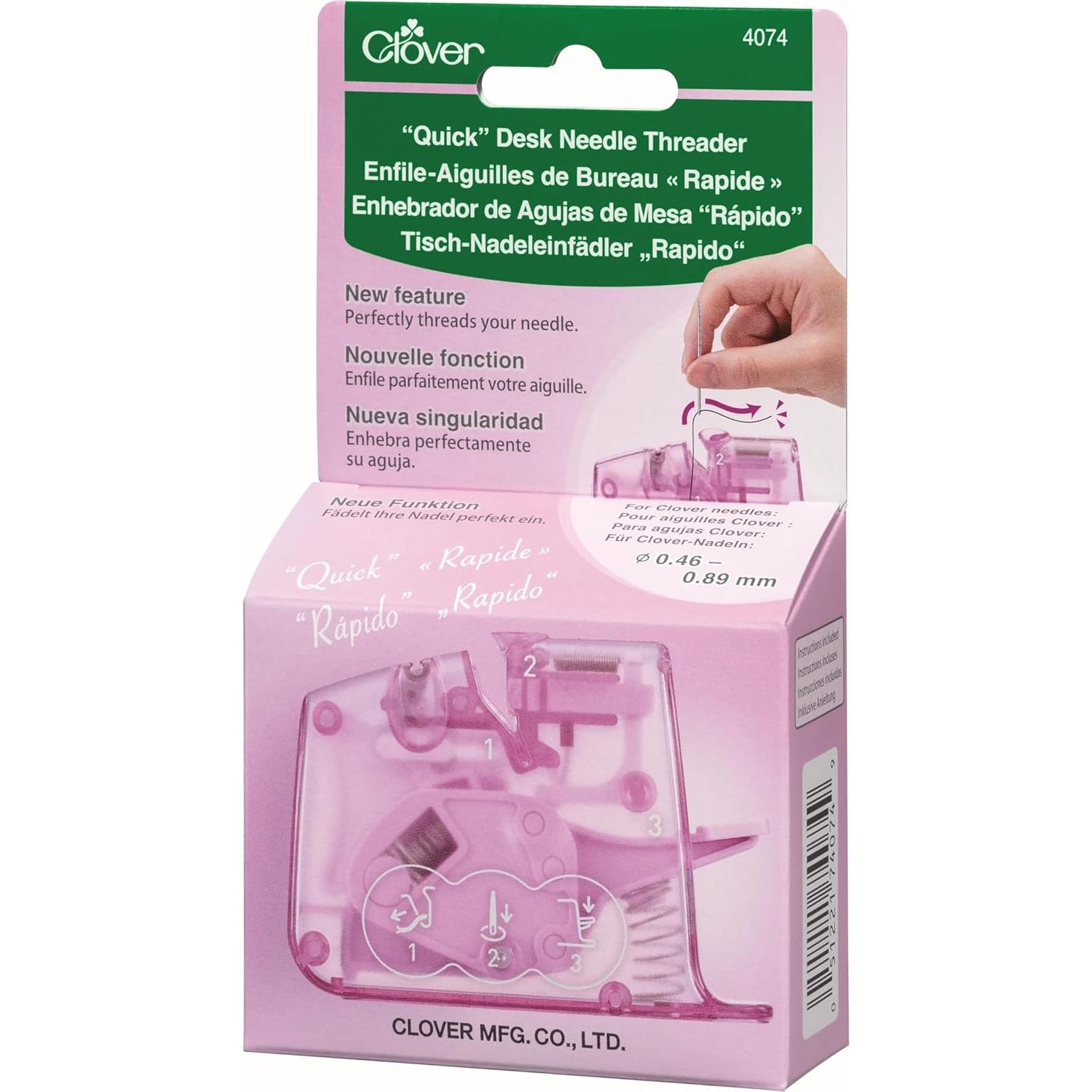 Enhebrador de Agujas Clover Rápido 4074 - Fácil y Eficaz