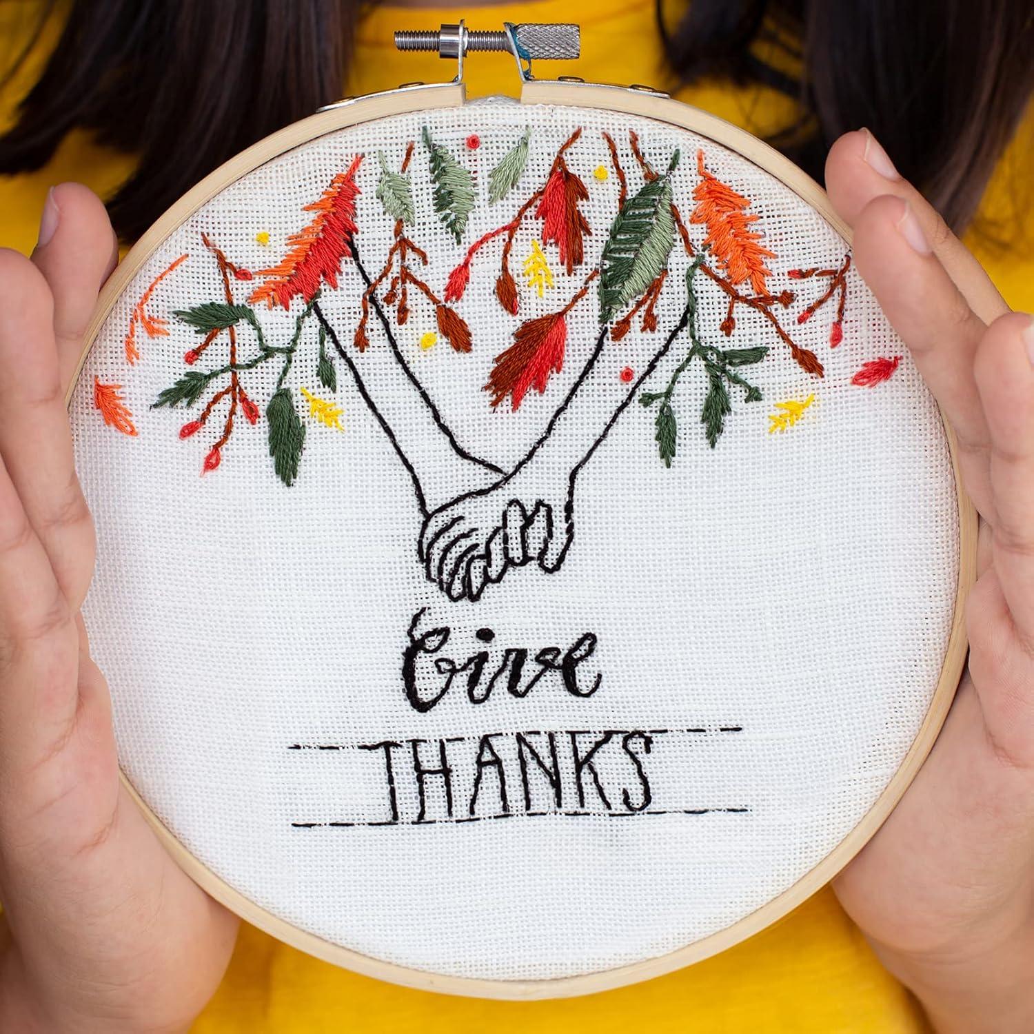 Aros de Bordado Caydo 40 Piezas 15 cm Bambú Natural