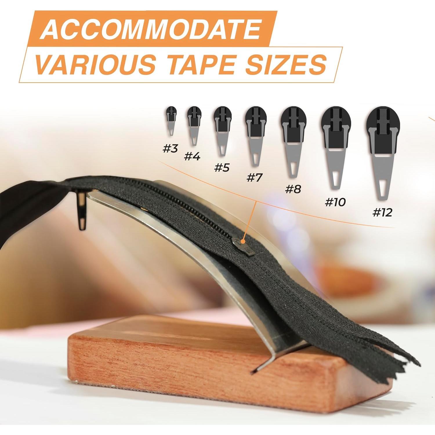 Herramienta Jig para Cremallera Savina - Acero Inoxidable y Madera Dura