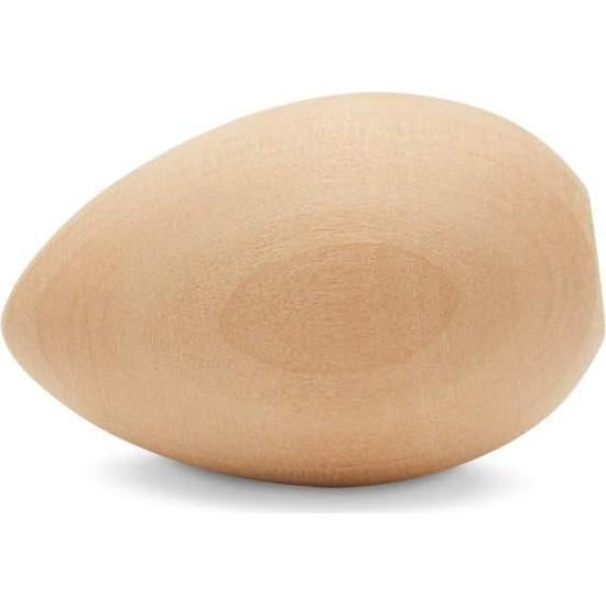 Huevos de Madera para Pintar Woodpeckers - 30 Unidades 5 cm