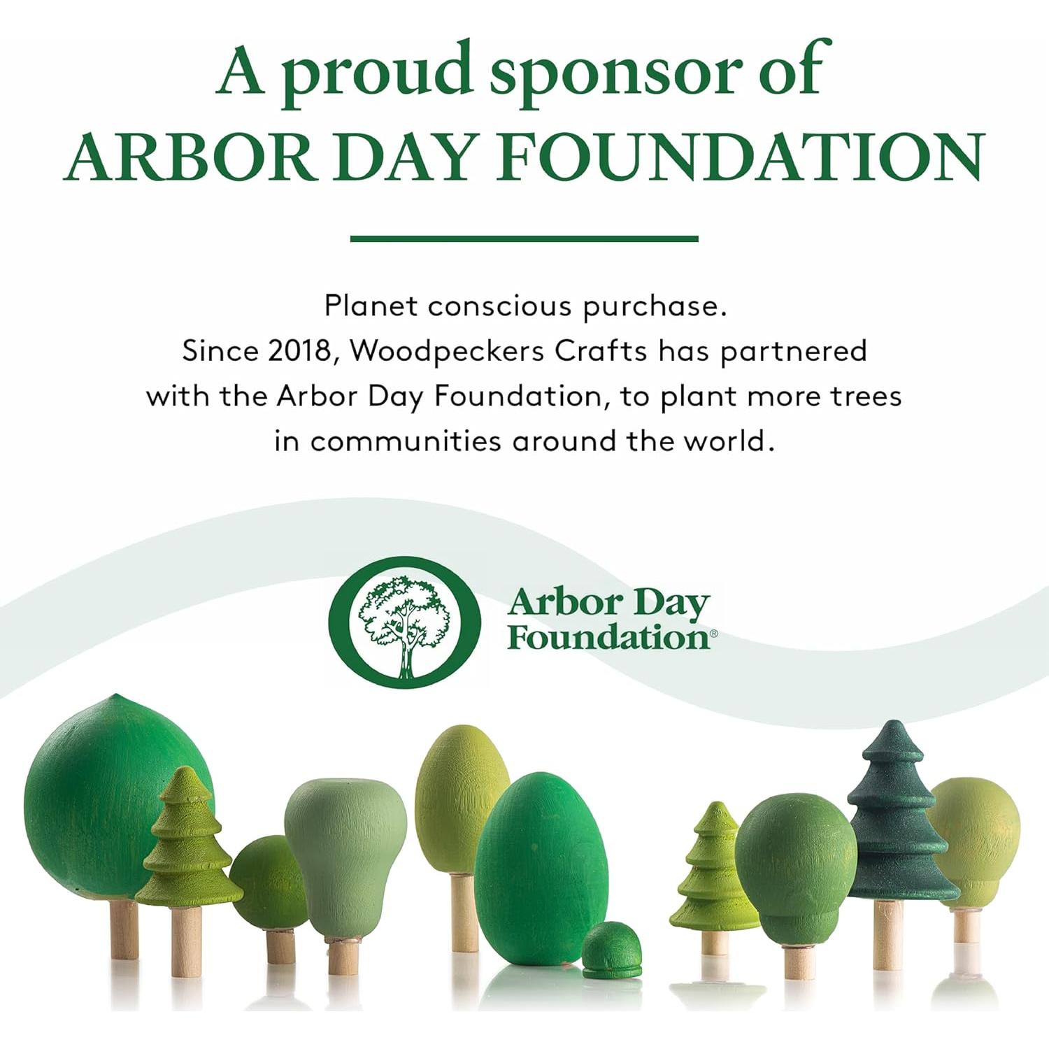 Huevos de Madera para Pintar Woodpeckers - 30 Unidades 5 cm