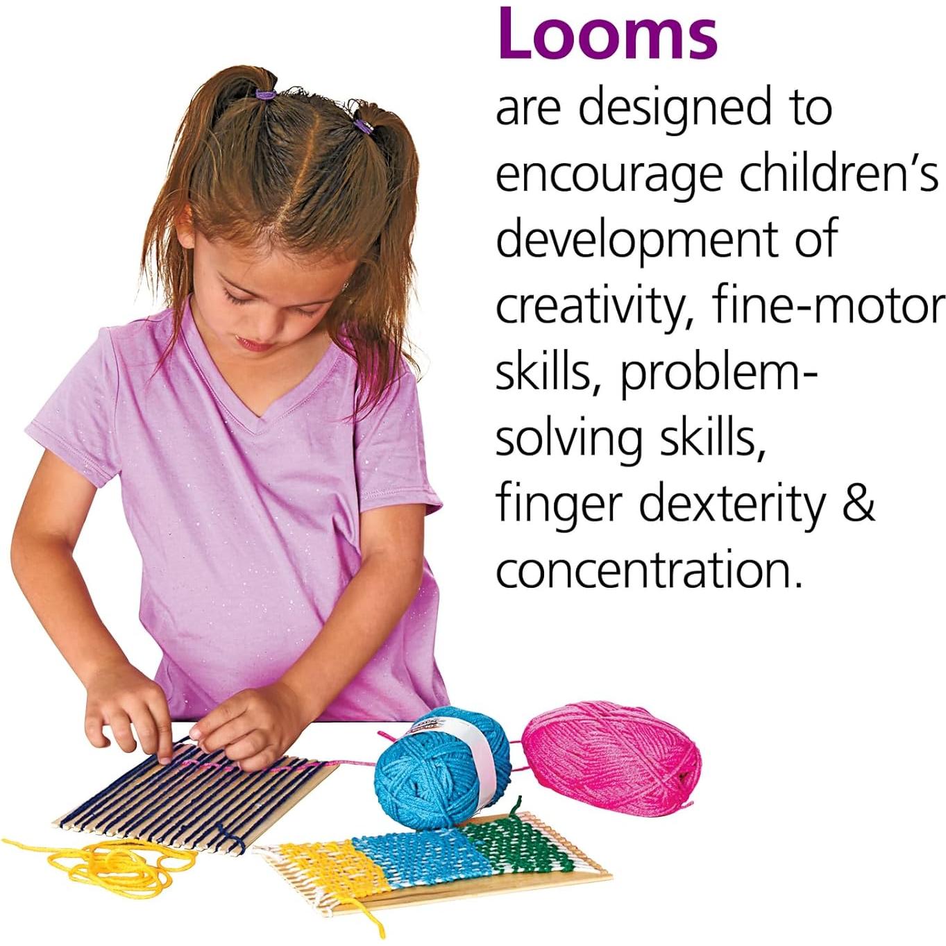 Telar de Madera Colorations RLOOM Set de 12 para Niños