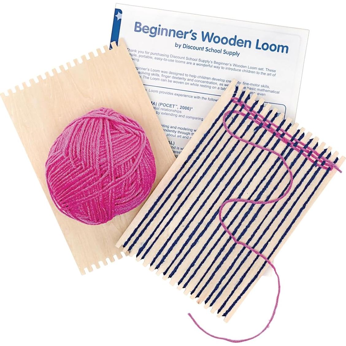 Telar de Madera Colorations RLOOM Set de 12 para Niños