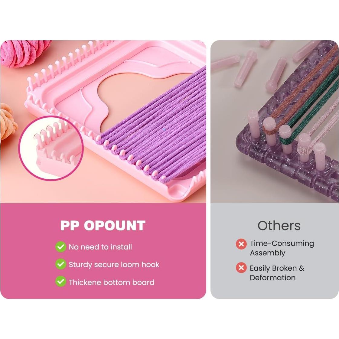 Kit de Telar PP OPOUNT 18.5 cm con 432 Laços de Manualidades