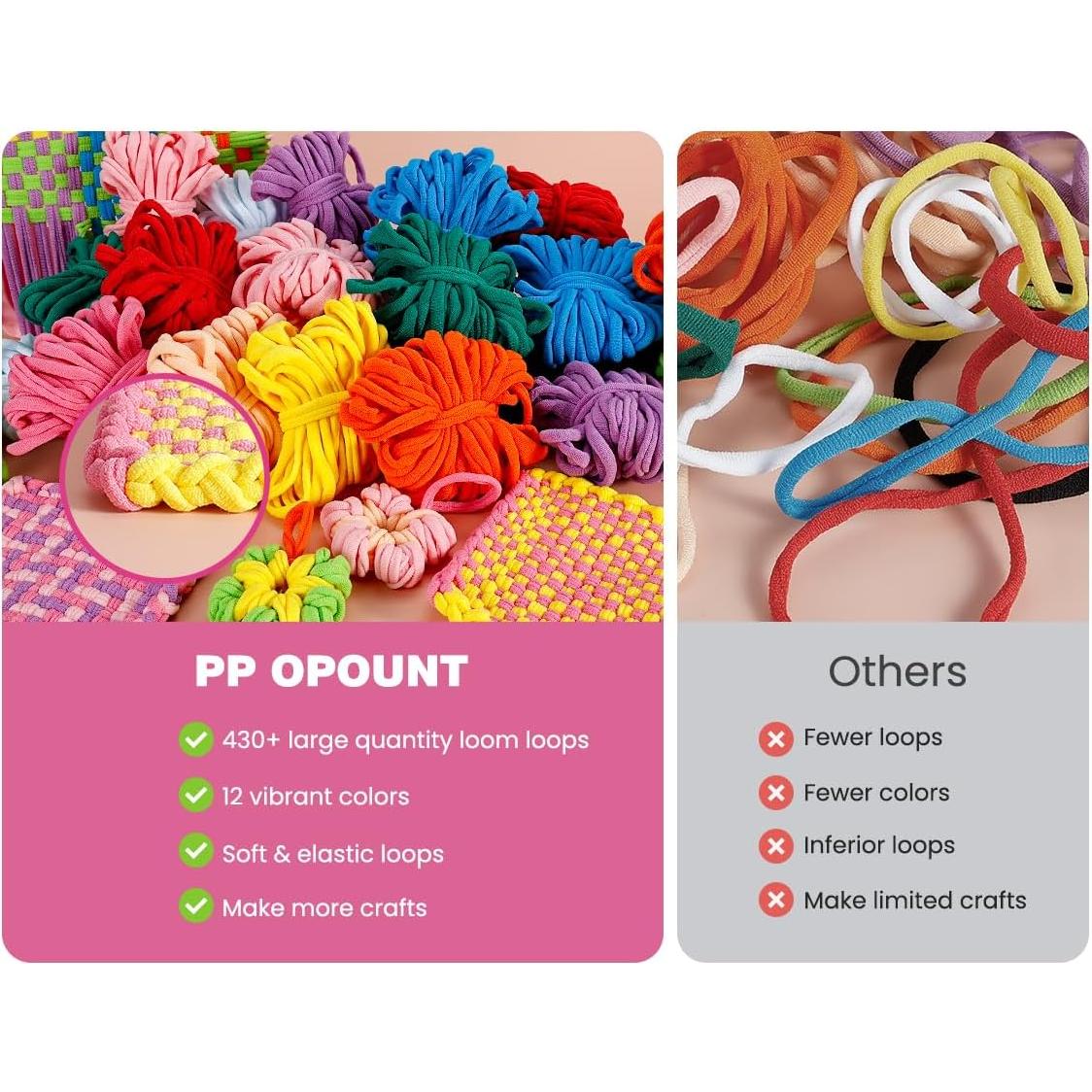 Kit de Telar PP OPOUNT 18.5 cm con 432 Laços de Manualidades