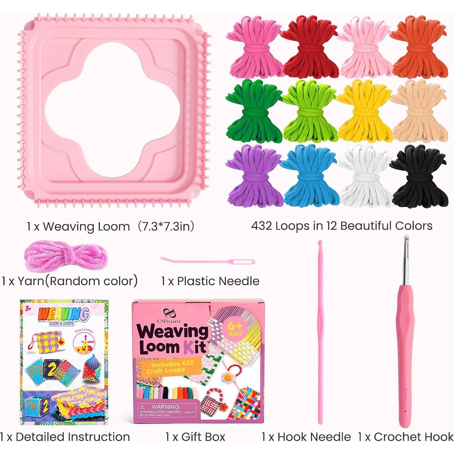 Kit de Telar PP OPOUNT 18.5 cm con 432 Laços de Manualidades