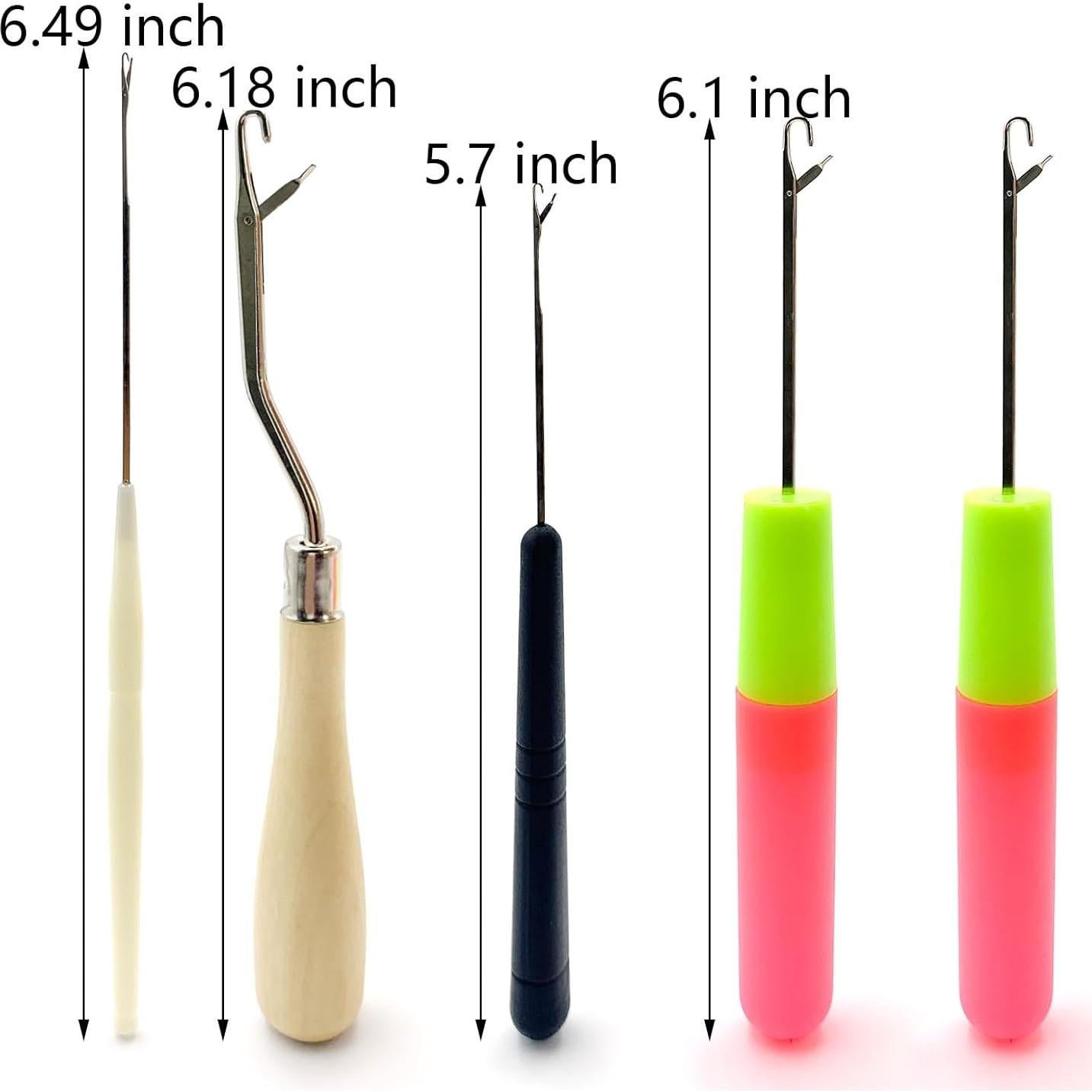 Conjunto de Ganchos de Cierre Qgond 5PCS para Dreadlocks y Manualidades