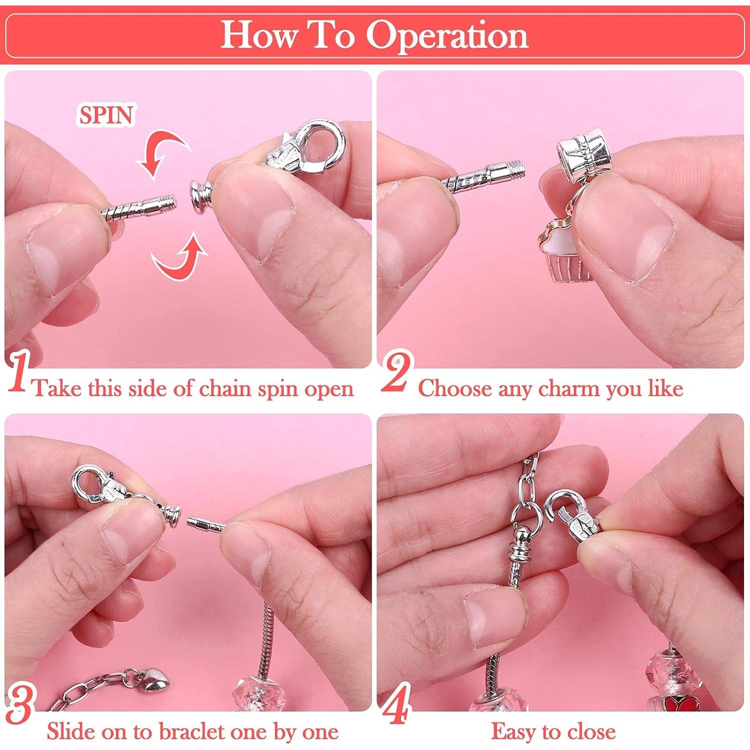 Kit de Joyería DIY Mckanti 150 Piezas Multicolor con Cuentas y Cadenas