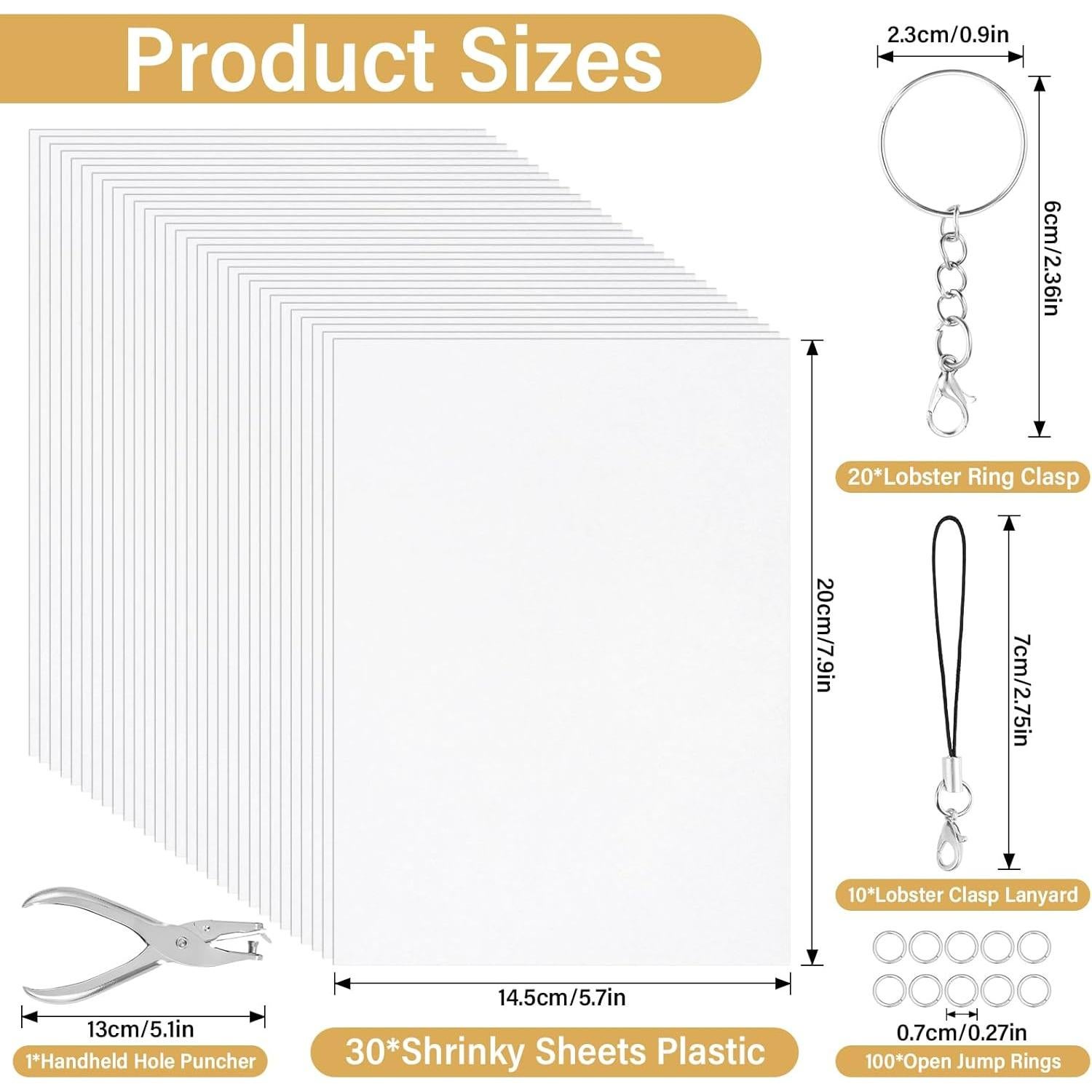 Kit de Manualidades CRTWDMAN 161 Piezas - Hojas Retráctiles 20.1x14.5cm