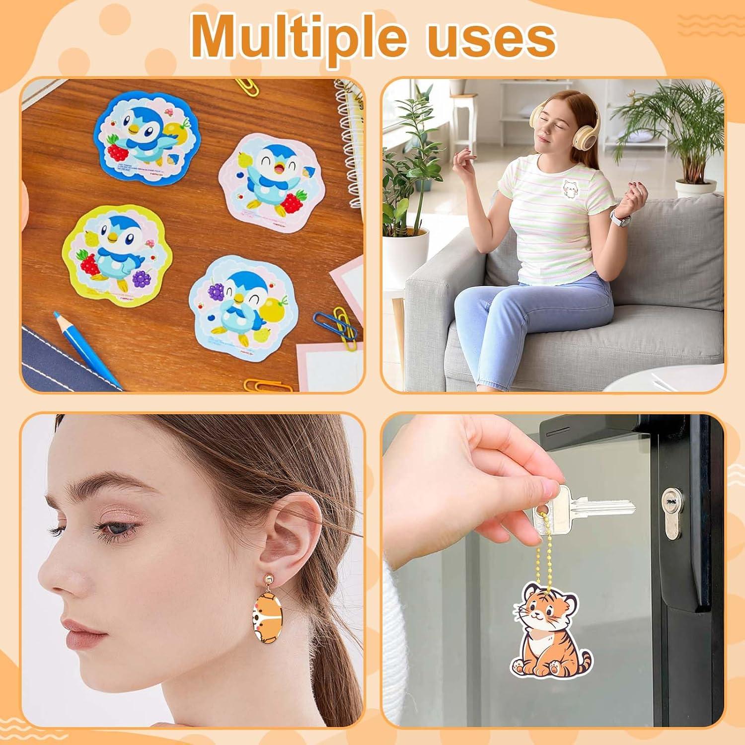 30 Hojas de Plástico Retráctil EllaYIDOI 20x14.5cm para Manualidades