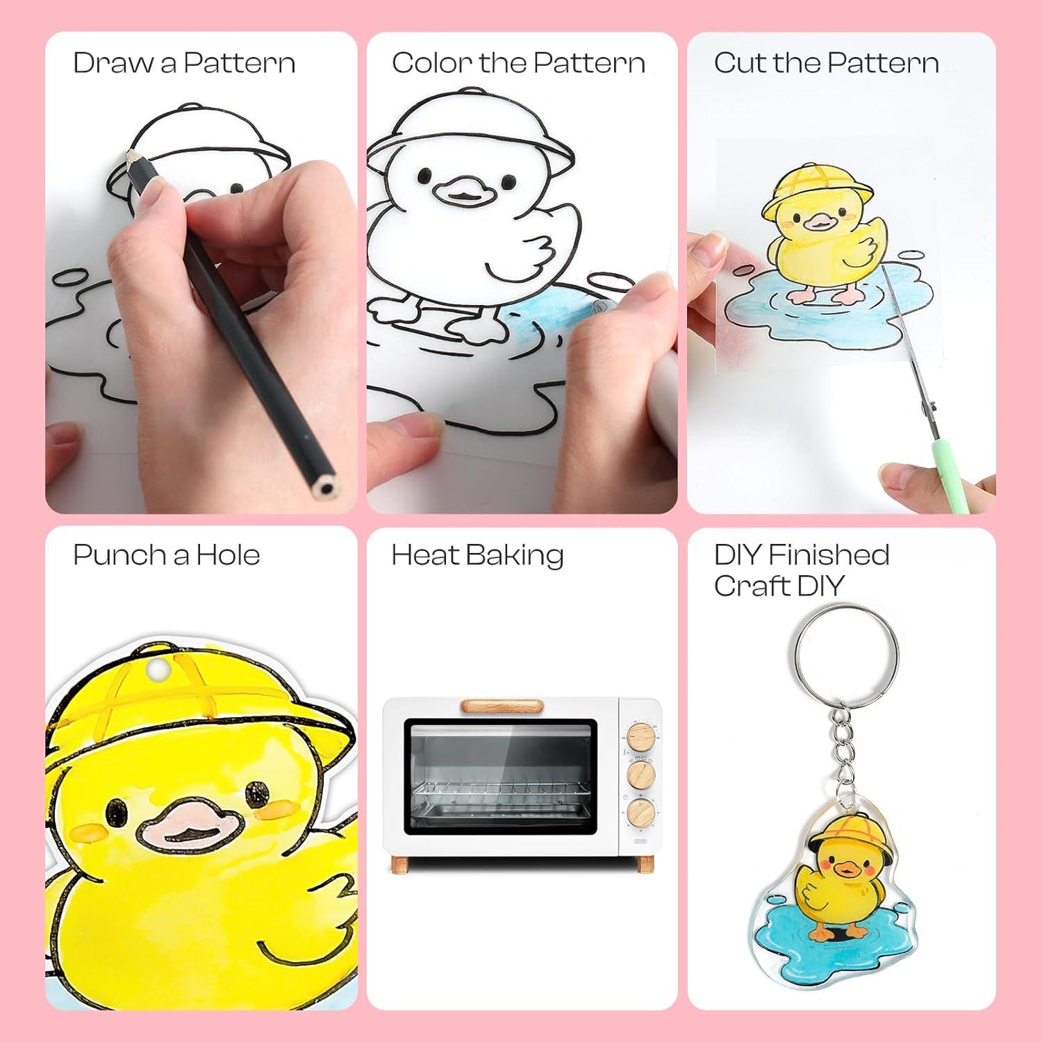 Hojas de Plástico Retráctil Auihiay 25 Piezas 20x14.5cm