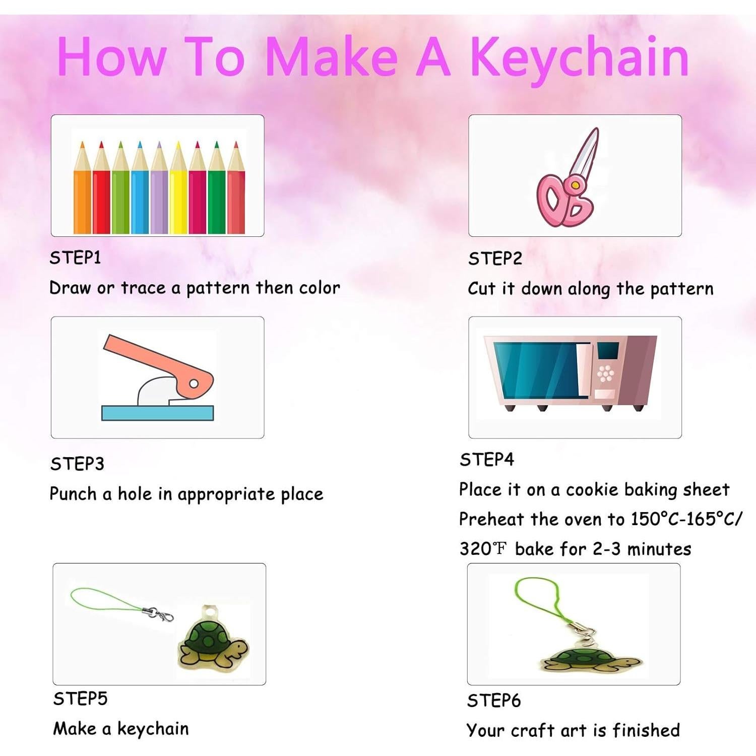 Kit de Manualidades Retráctiles Xmfdty 215PCS - Hojas y Accesorios