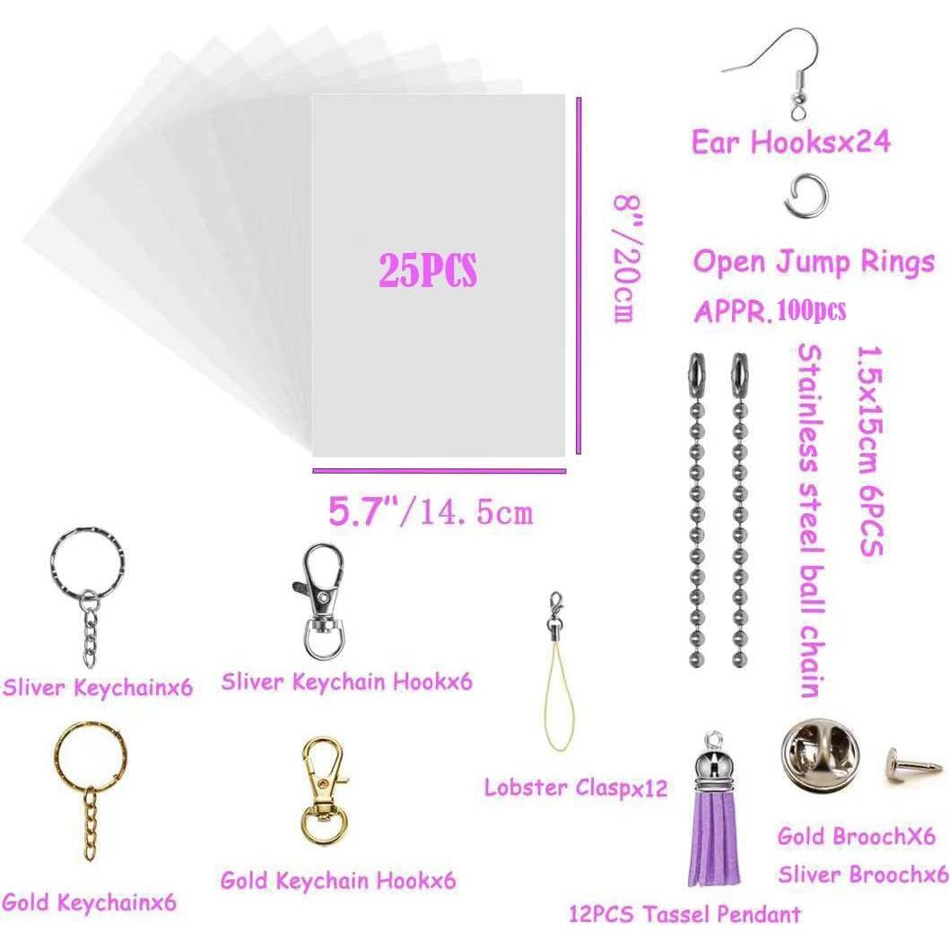 Kit de Manualidades Retráctiles Xmfdty 215PCS - Hojas y Accesorios