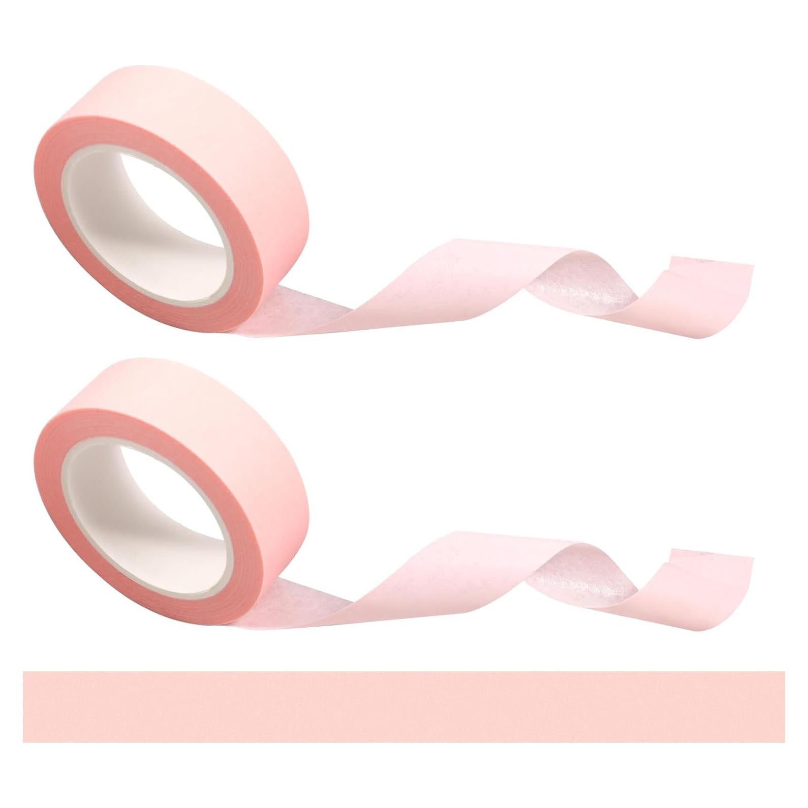 2 Rollos de Cinta Washi Rosa 1.52 cm x 9.75 m SynHHergyx