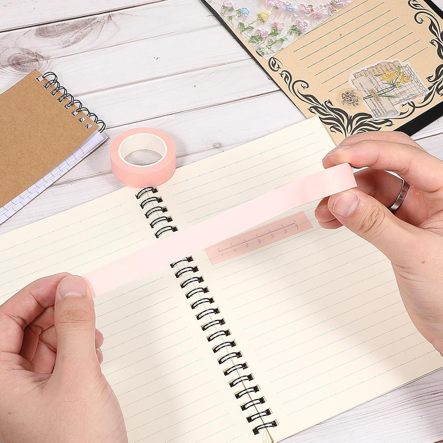 2 Rollos de Cinta Washi Rosa 1.52 cm x 9.75 m SynHHergyx